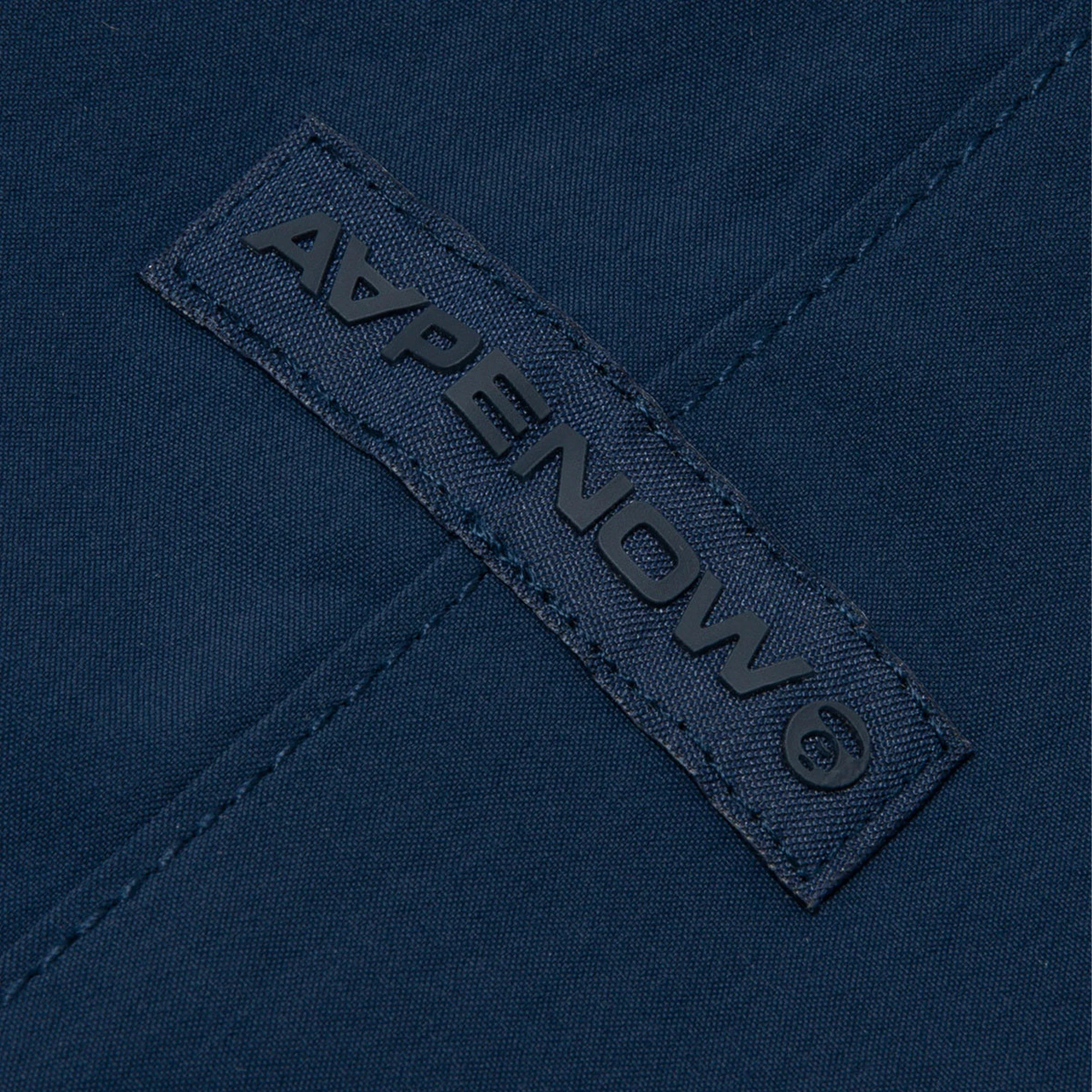 AAPE Moonface Patch Nylon Pants 'Navy' - Image 3