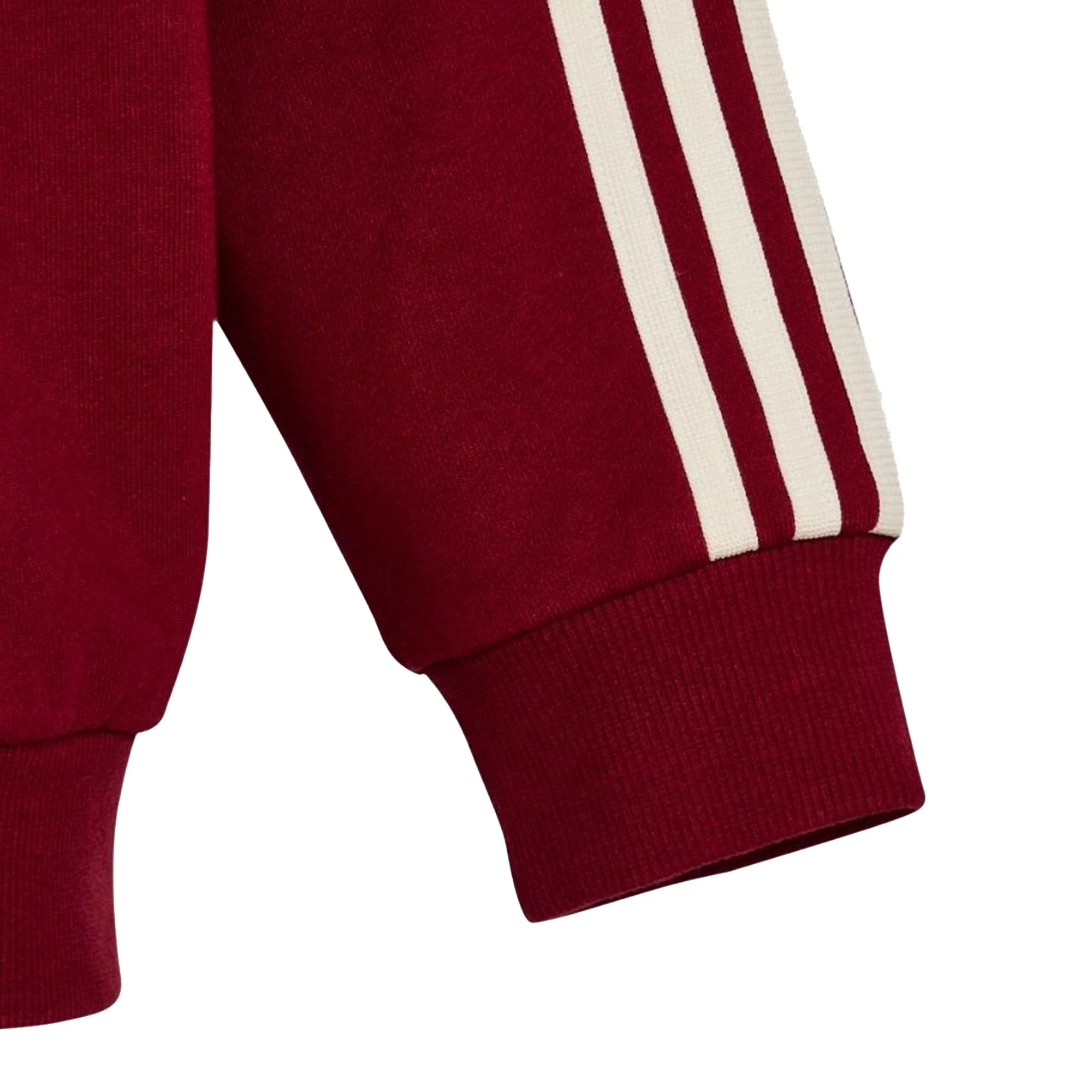 Adidas Crafted Crewneck Jumper (Asia Sizing) 'Burgundy' (2026) - Image 3