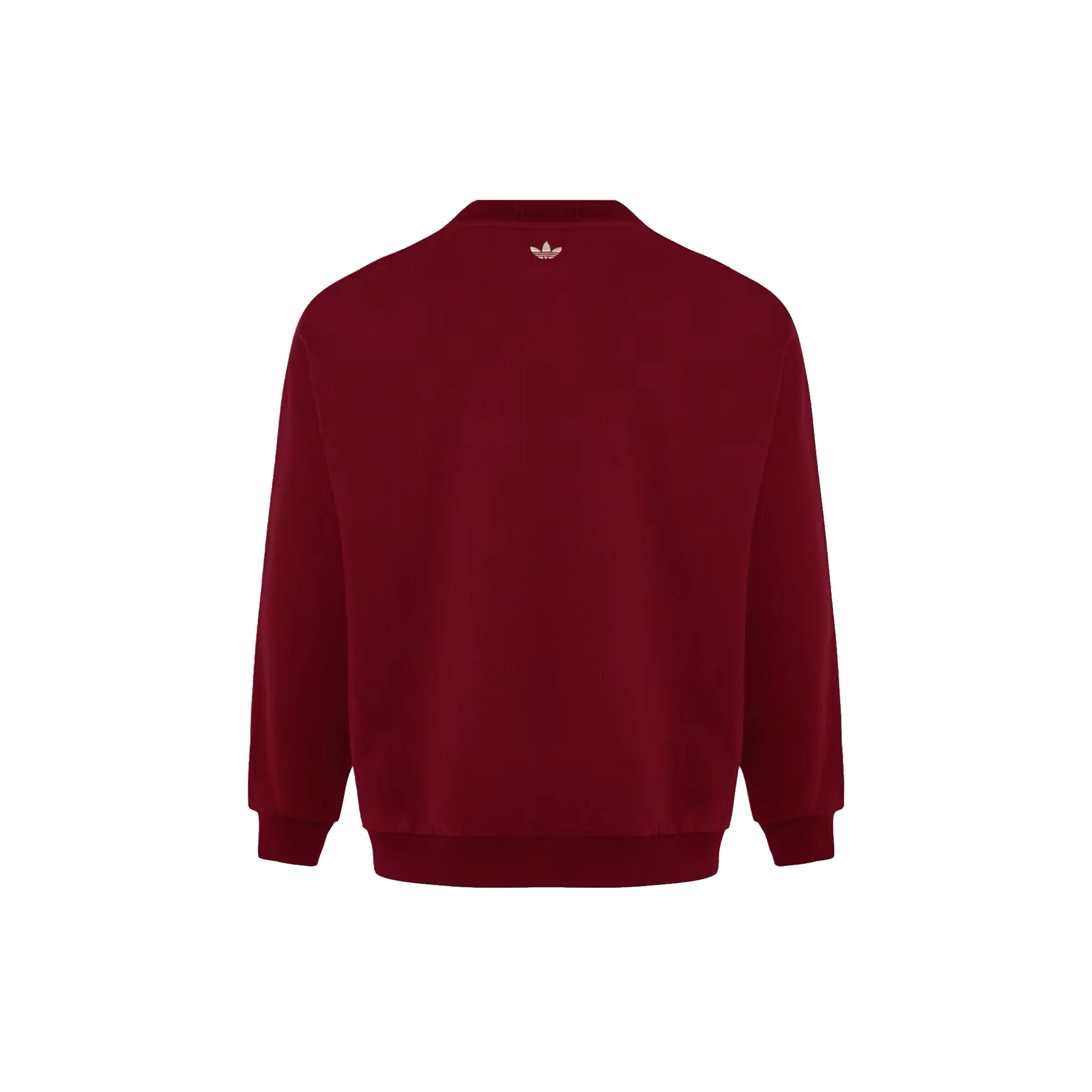 Adidas Crafted Crewneck Jumper (Asia Sizing) 'Burgundy' (2026) - Image 5