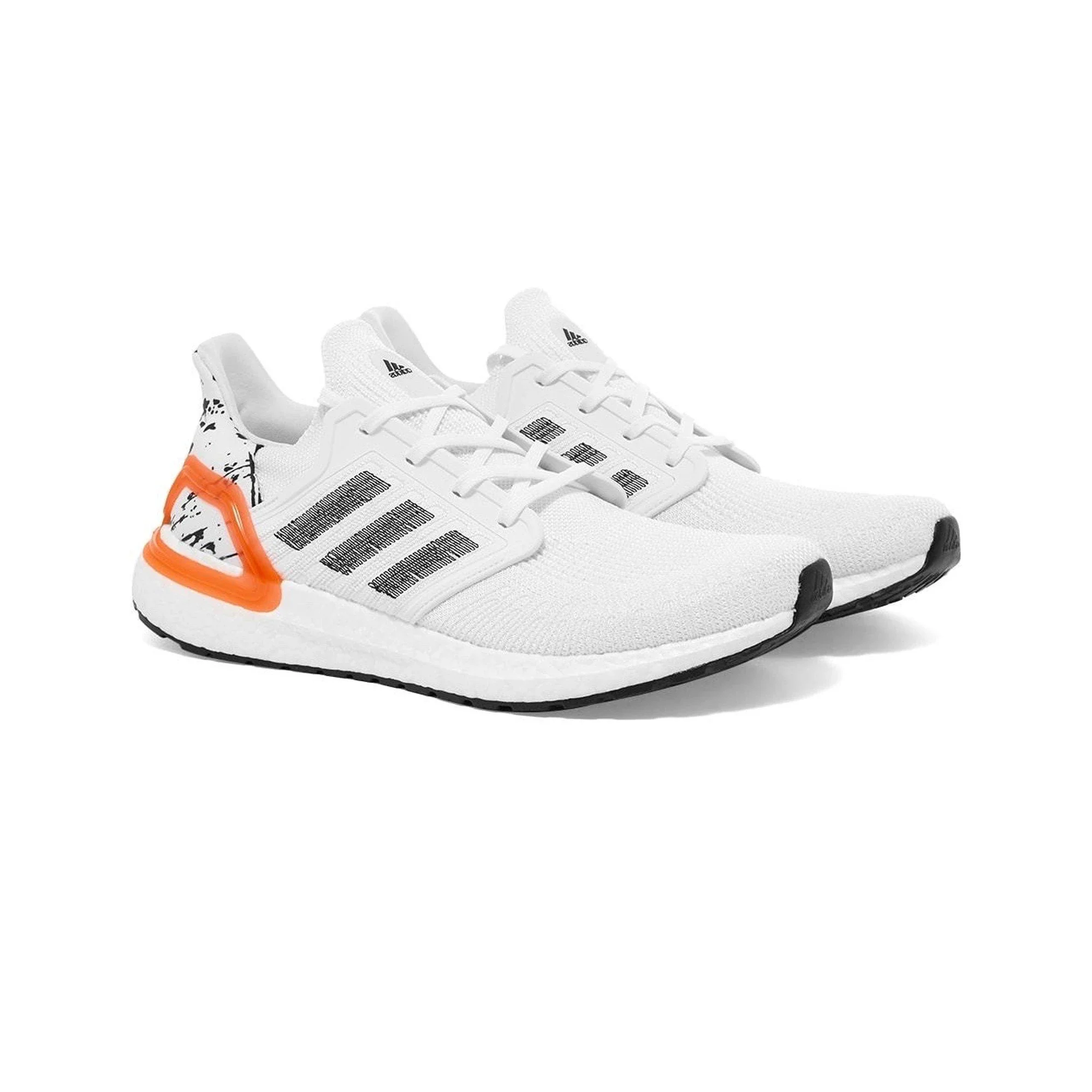 Adidas Ultra Boost 20 'White Orange Heel Pattern' (2020) - Image 2