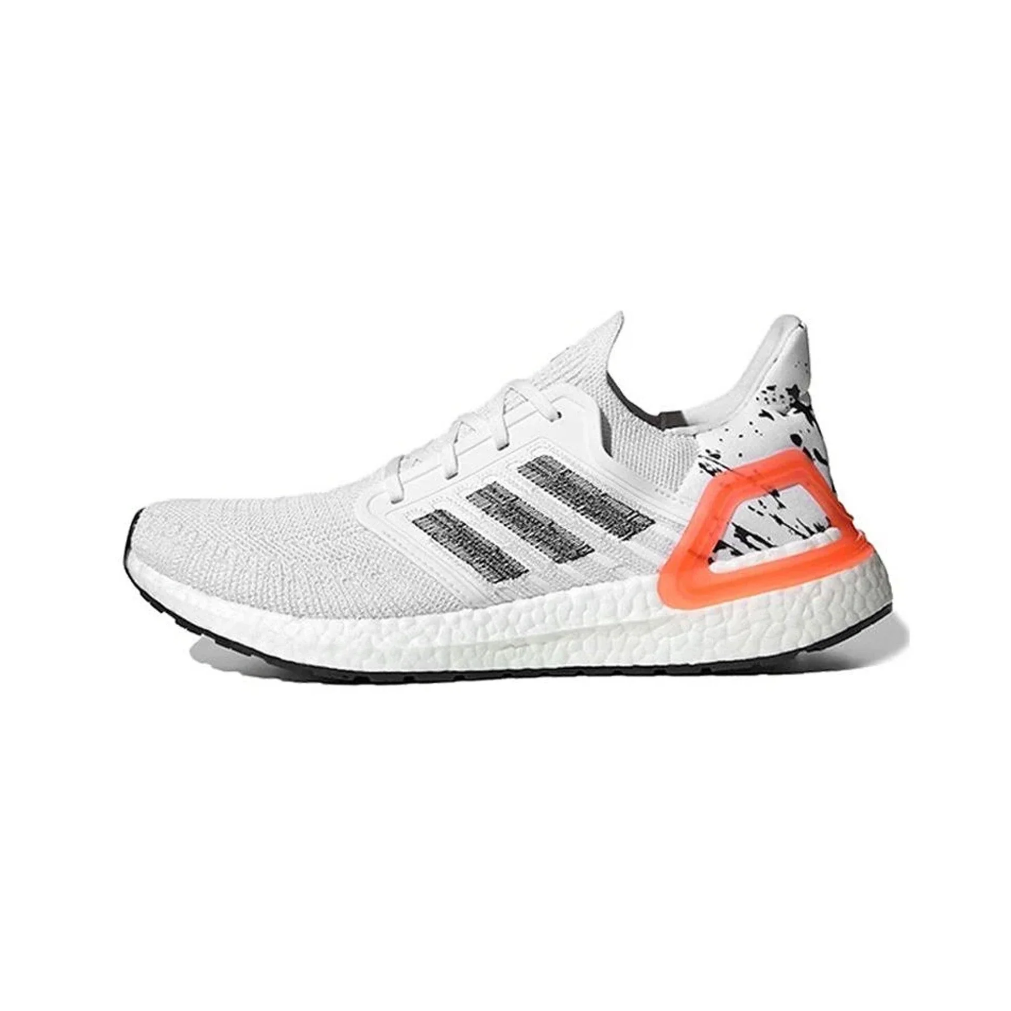 Adidas Ultra Boost 20 'White Orange Heel Pattern' (2020) - Image 3