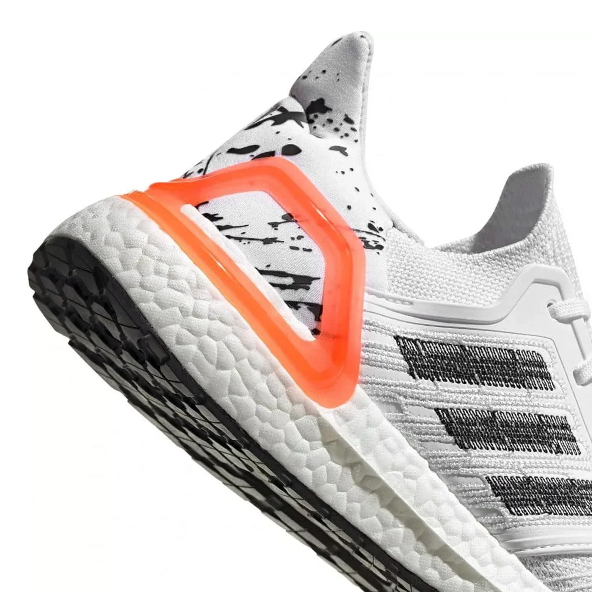 Adidas Ultra Boost 20 'White Orange Heel Pattern' (2020) - Image 4