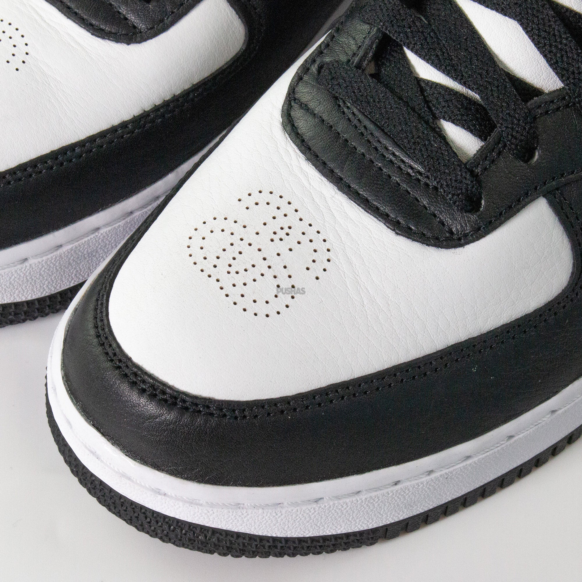 Nike Air Force 1 Mid Stussy 'Light Bone Black' (2022) - Image 9