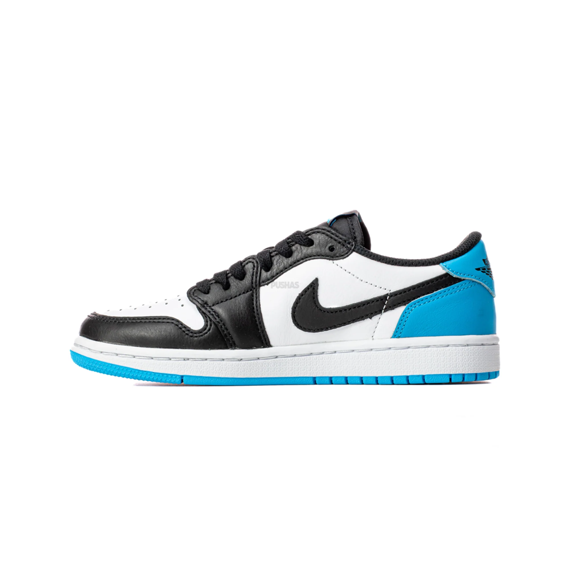 Air Jordan 1 Low 'Black Dark Powder Blue' Women's (2022) - Image 3