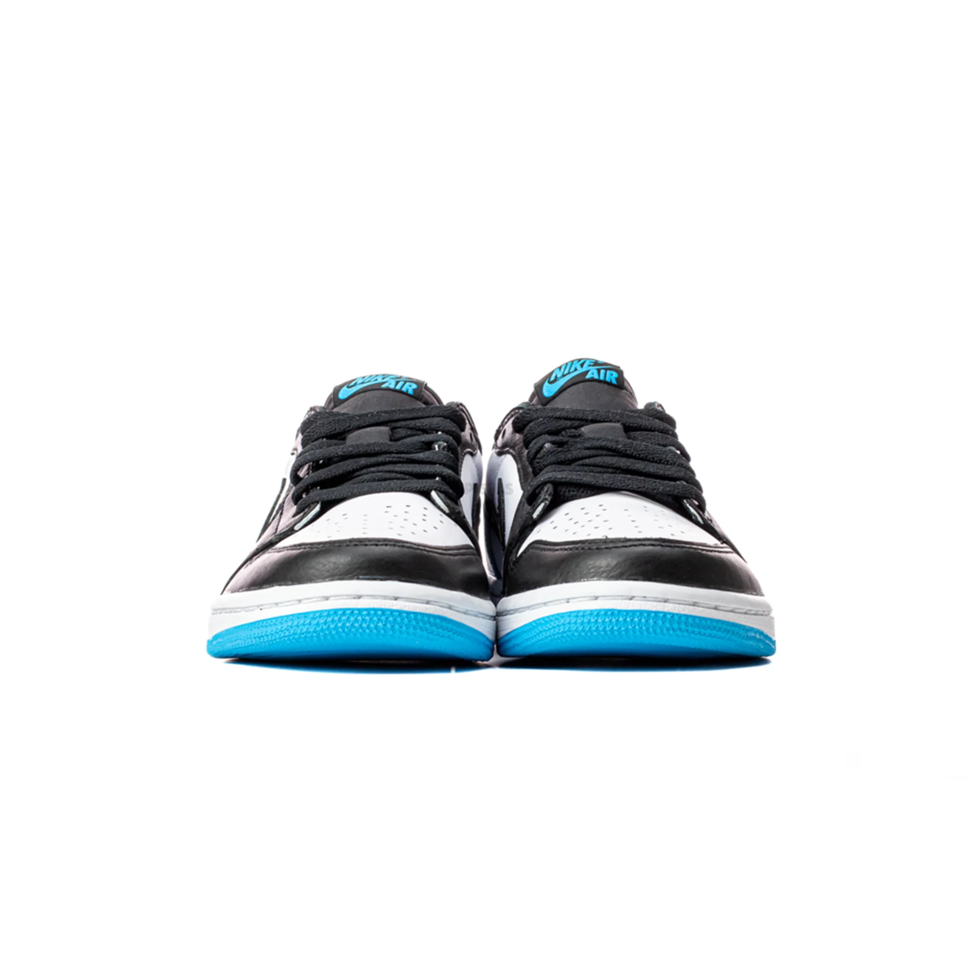 Air Jordan 1 Low 'Black Dark Powder Blue' Women's (2022) - Image 4