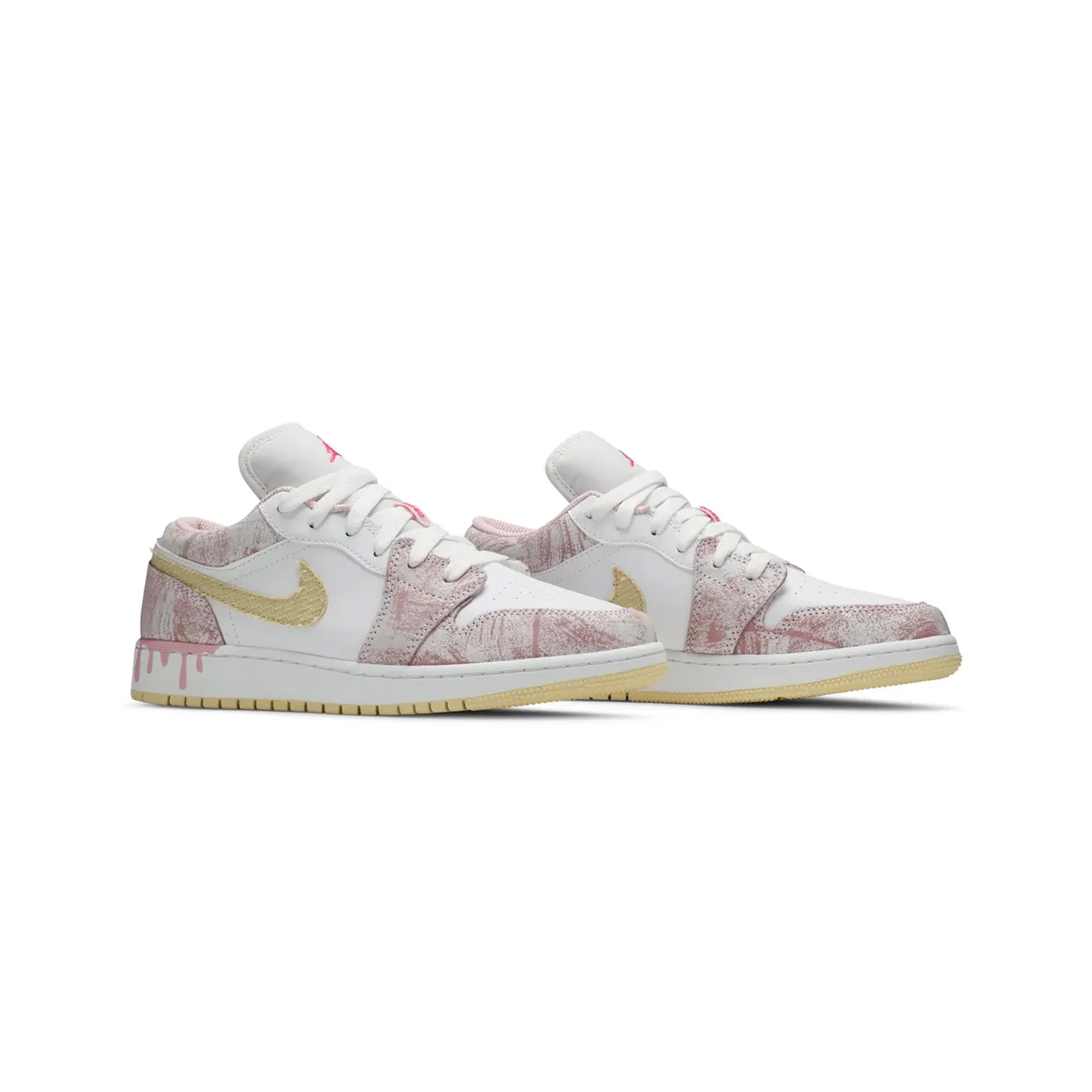 Air Jordan 1 Low 'Paint Drip' GS - Image 2