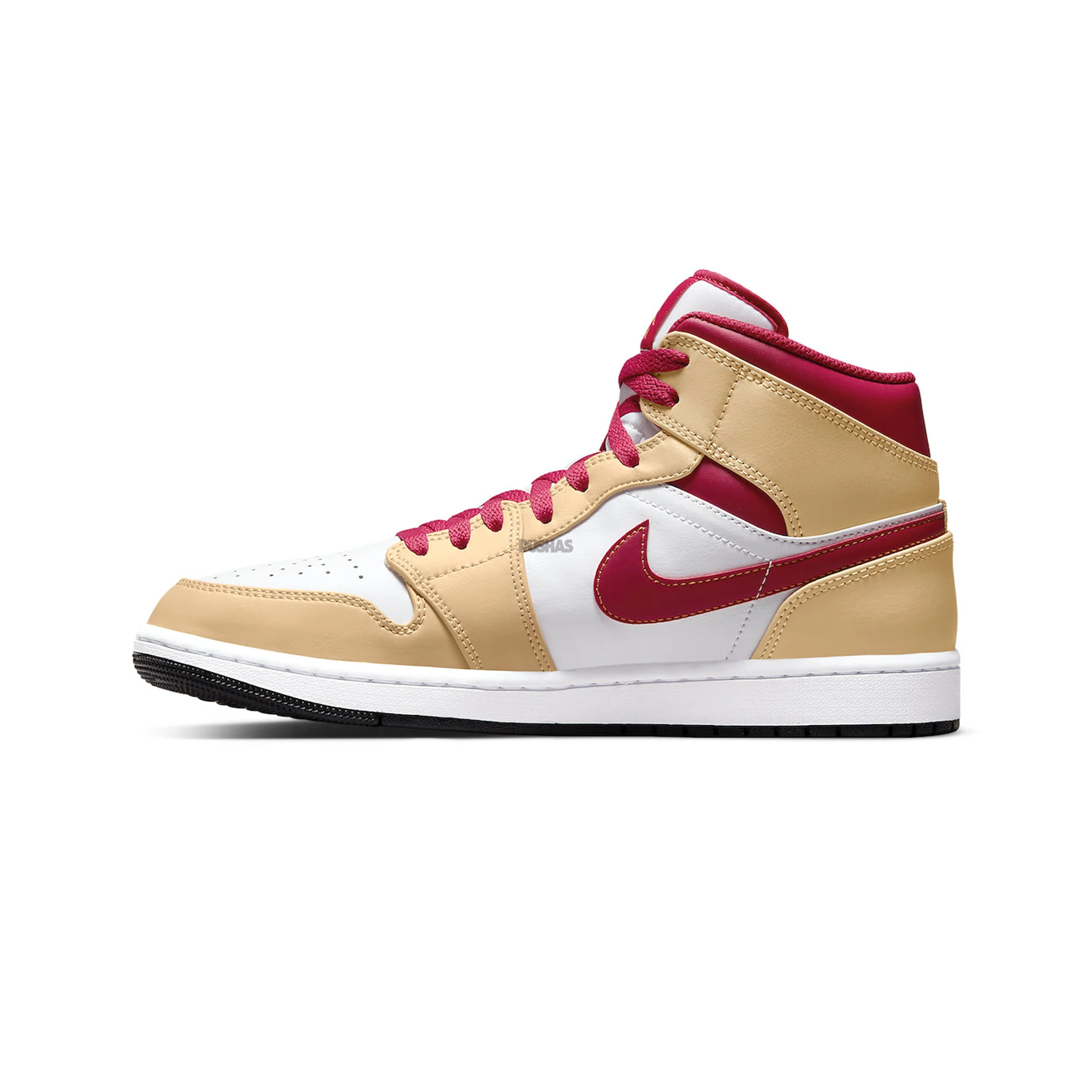 Air Jordan 1 Mid 'Beige White Red' (2022) - Image 3