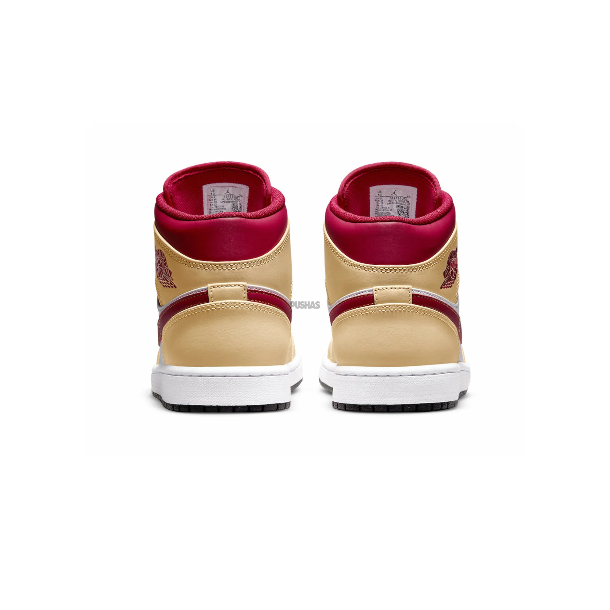 Air Jordan 1 Mid 'Beige White Red' (2022) - Image 5