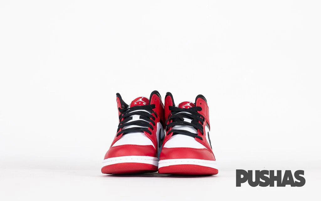 Air Jordan 1 Mid 'Chicago White Heel' - Image 2