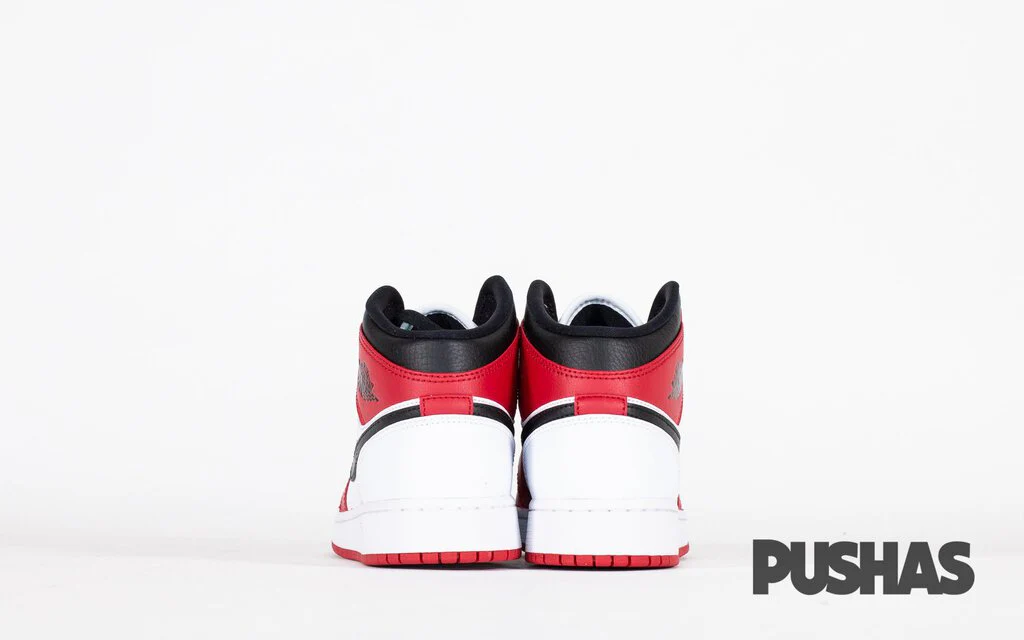 Air Jordan 1 Mid 'Chicago White Heel' - Image 3