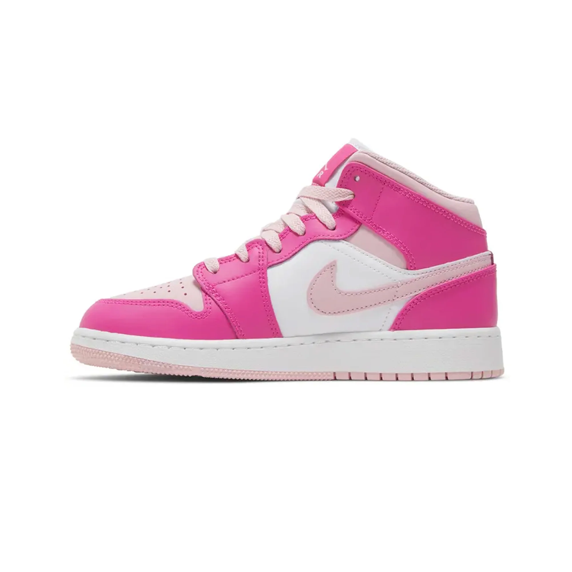 Air Jordan 1 Mid 'Fierce Pink' GS - Image 3