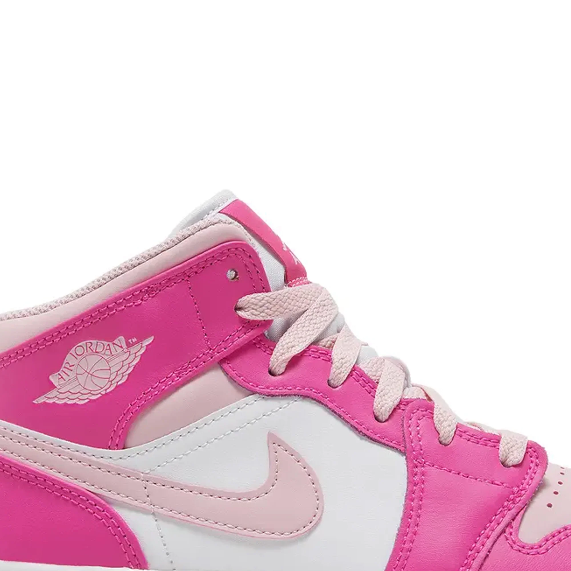 Air Jordan 1 Mid 'Fierce Pink' GS - Image 6