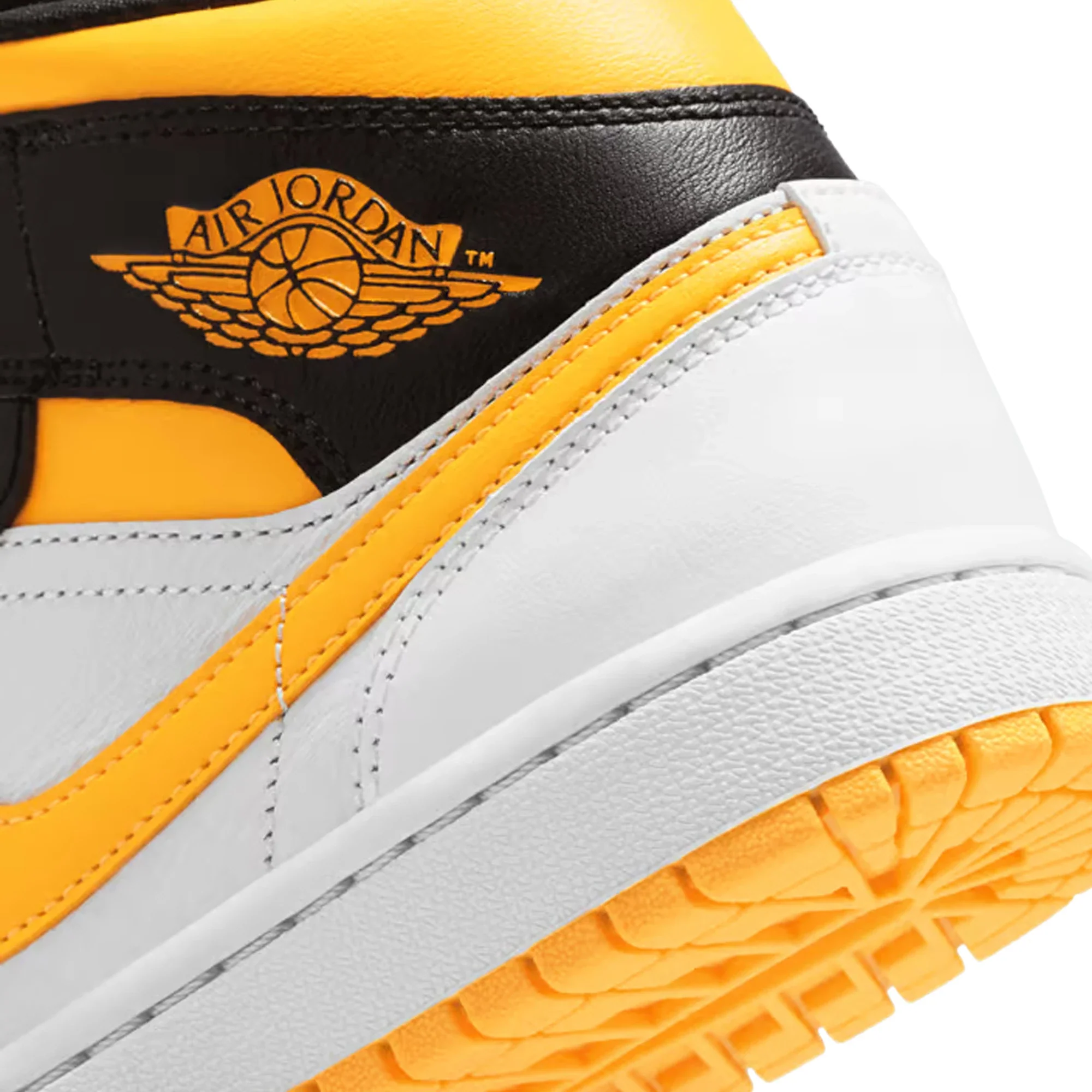 Air Jordan 1 Mid 'Laser Orange Black' Women's (2020) - Image 8