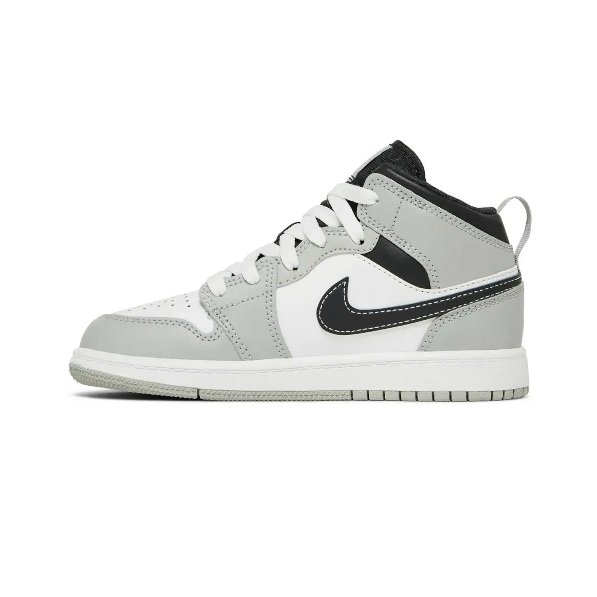 Air Jordan 1 Mid Light Smoke Grey' PS (2022) - Image 3
