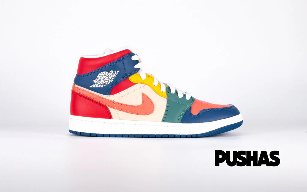 Air Jordan 1 Mid 'Multi Colour' W (2022) - Image 5