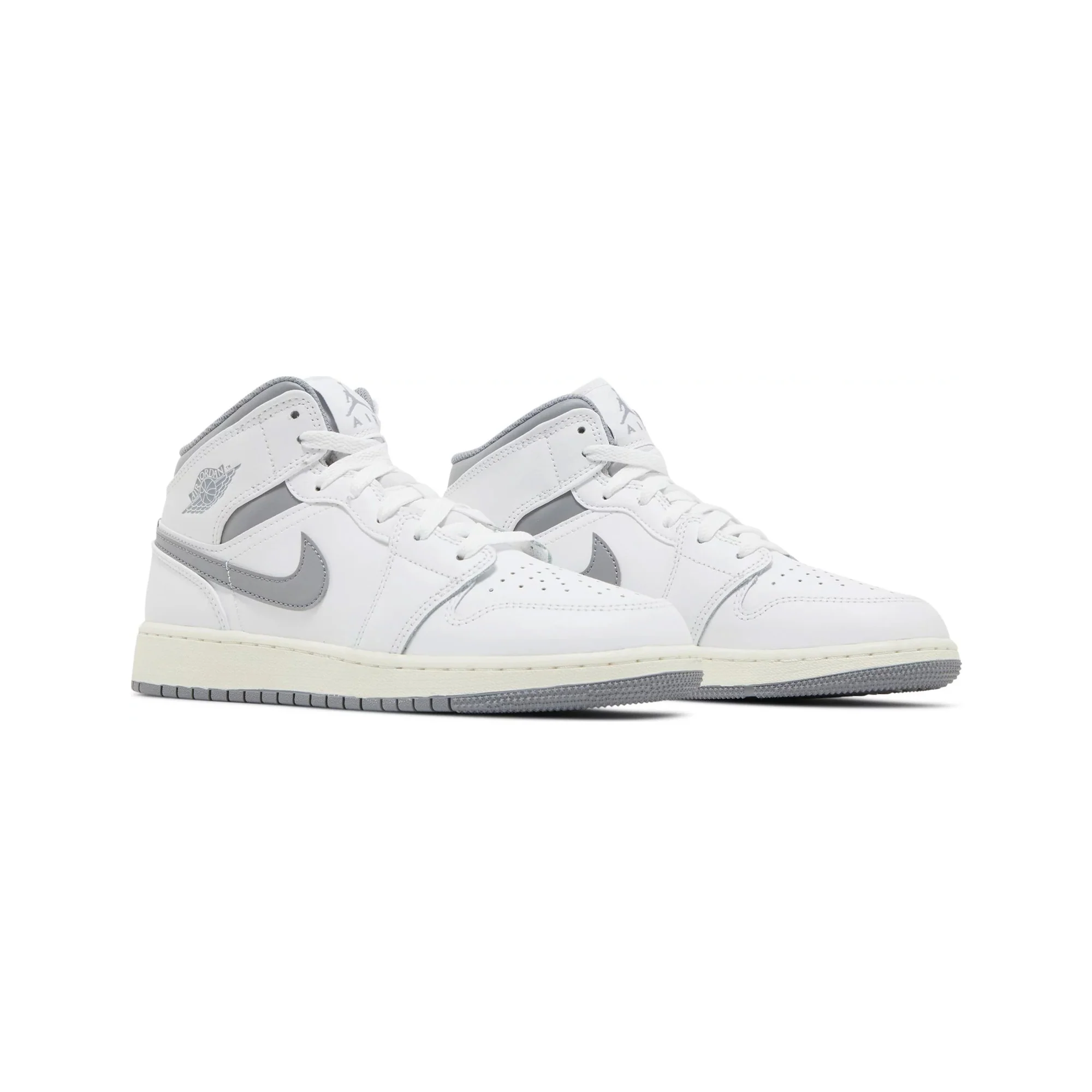 Air Jordan 1 Mid 'Neutral Grey' GS (2022) - Image 2