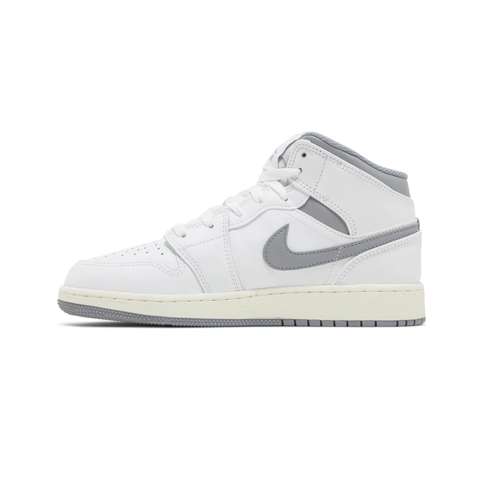 Air Jordan 1 Mid 'Neutral Grey' GS (2022) - Image 3