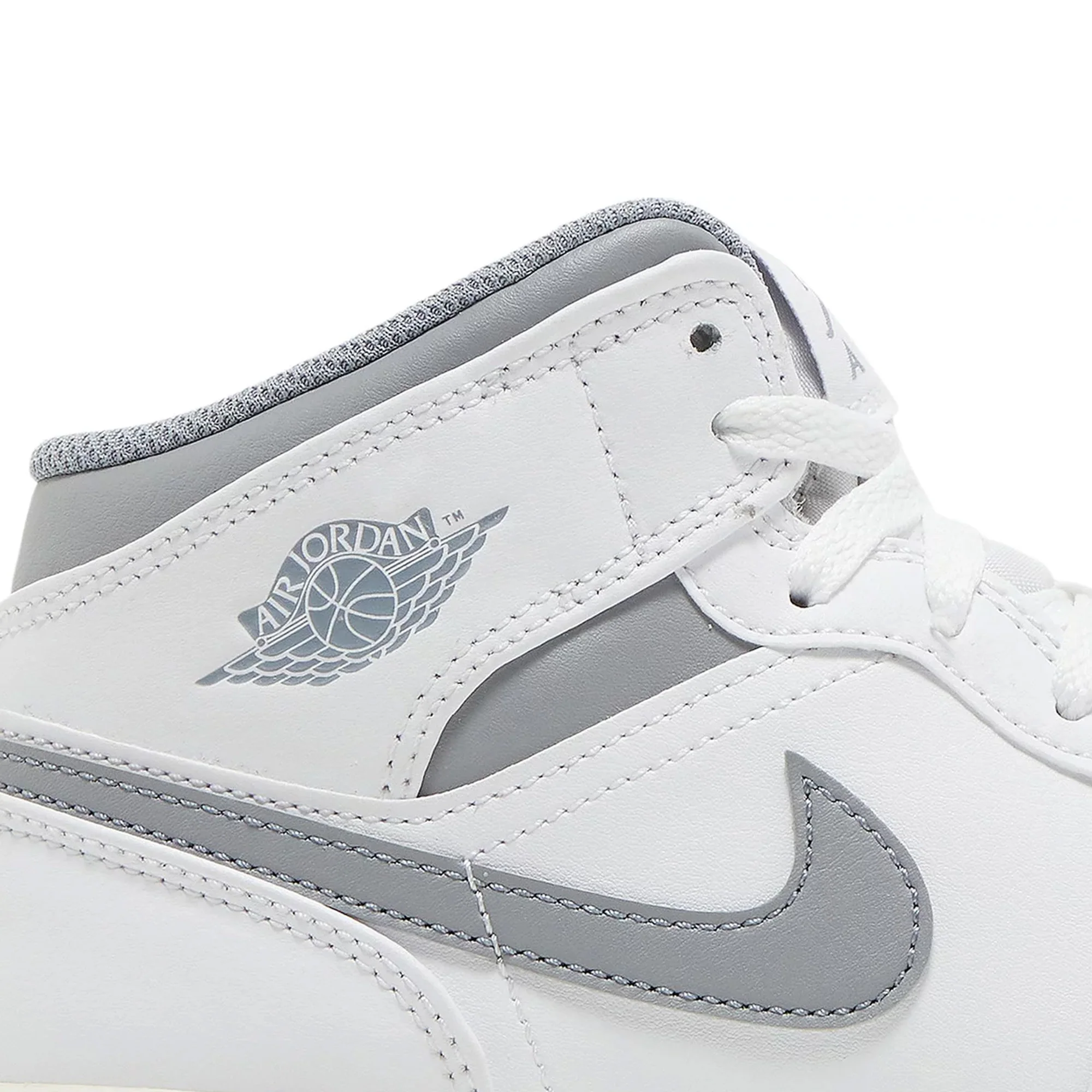 Air Jordan 1 Mid 'Neutral Grey' GS (2022) - Image 6