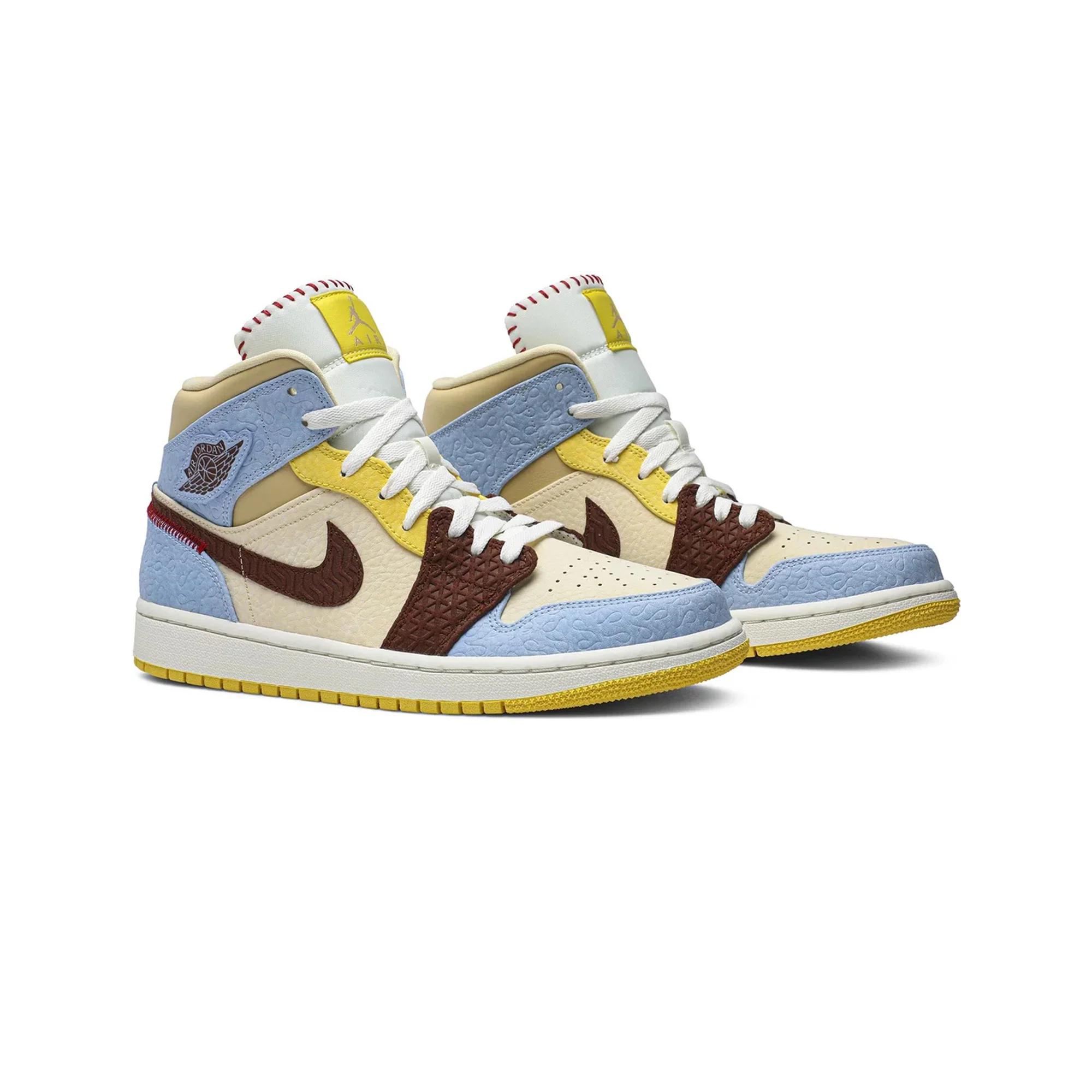 Air Jordan 1 Mid SE 'Fearless Maison Chateau Rouge' (2019) - Image 2