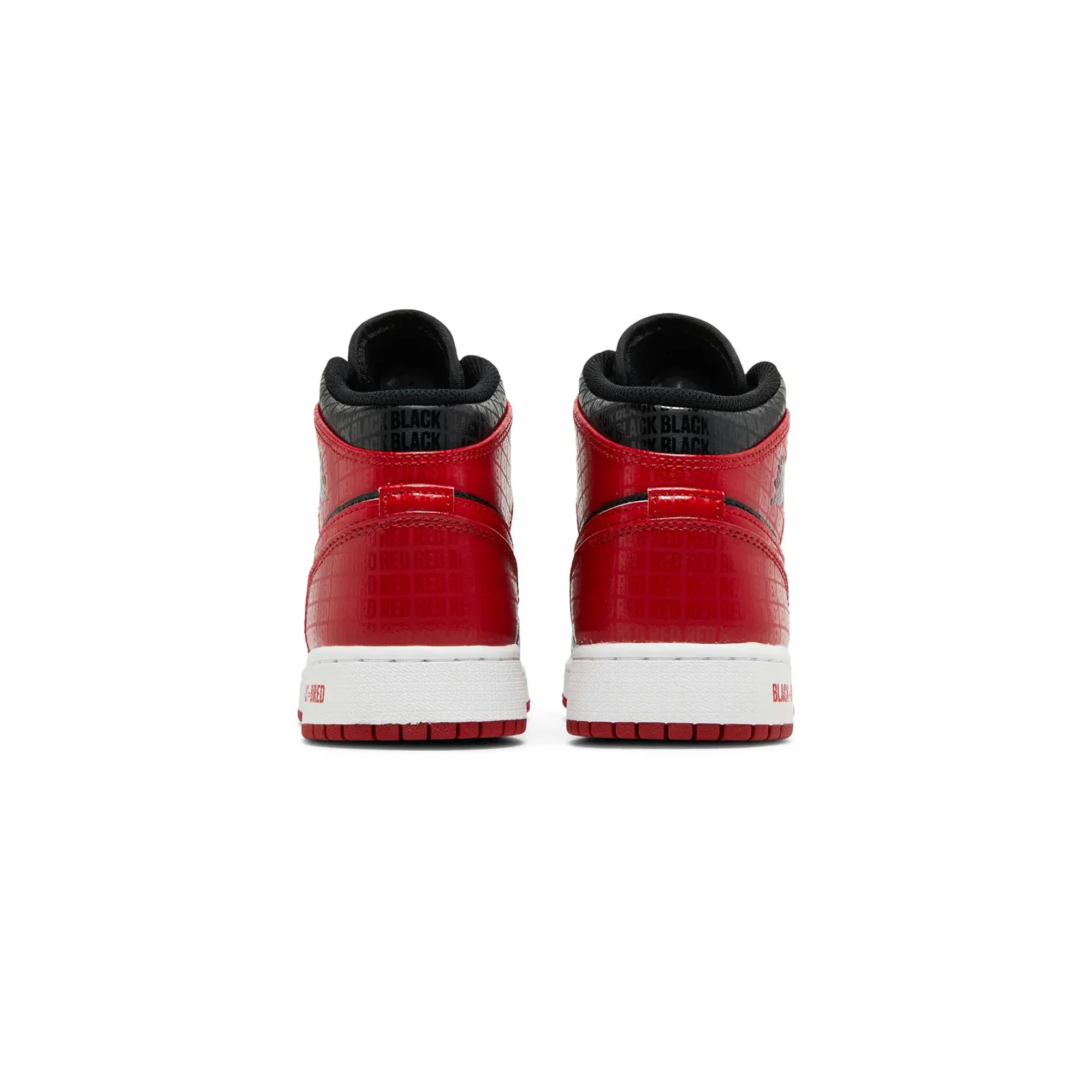 Air Jordan 1 Mid SS 'Bred Text' GS (2022) - Image 4