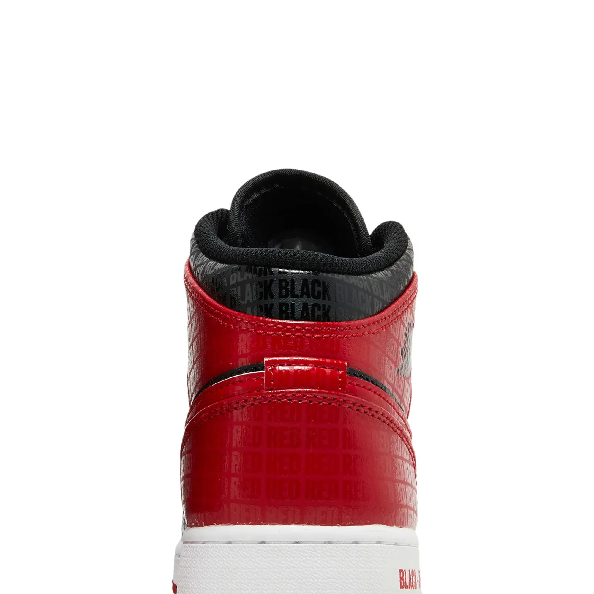 Air Jordan 1 Mid SS 'Bred Text' GS (2022) - Image 7
