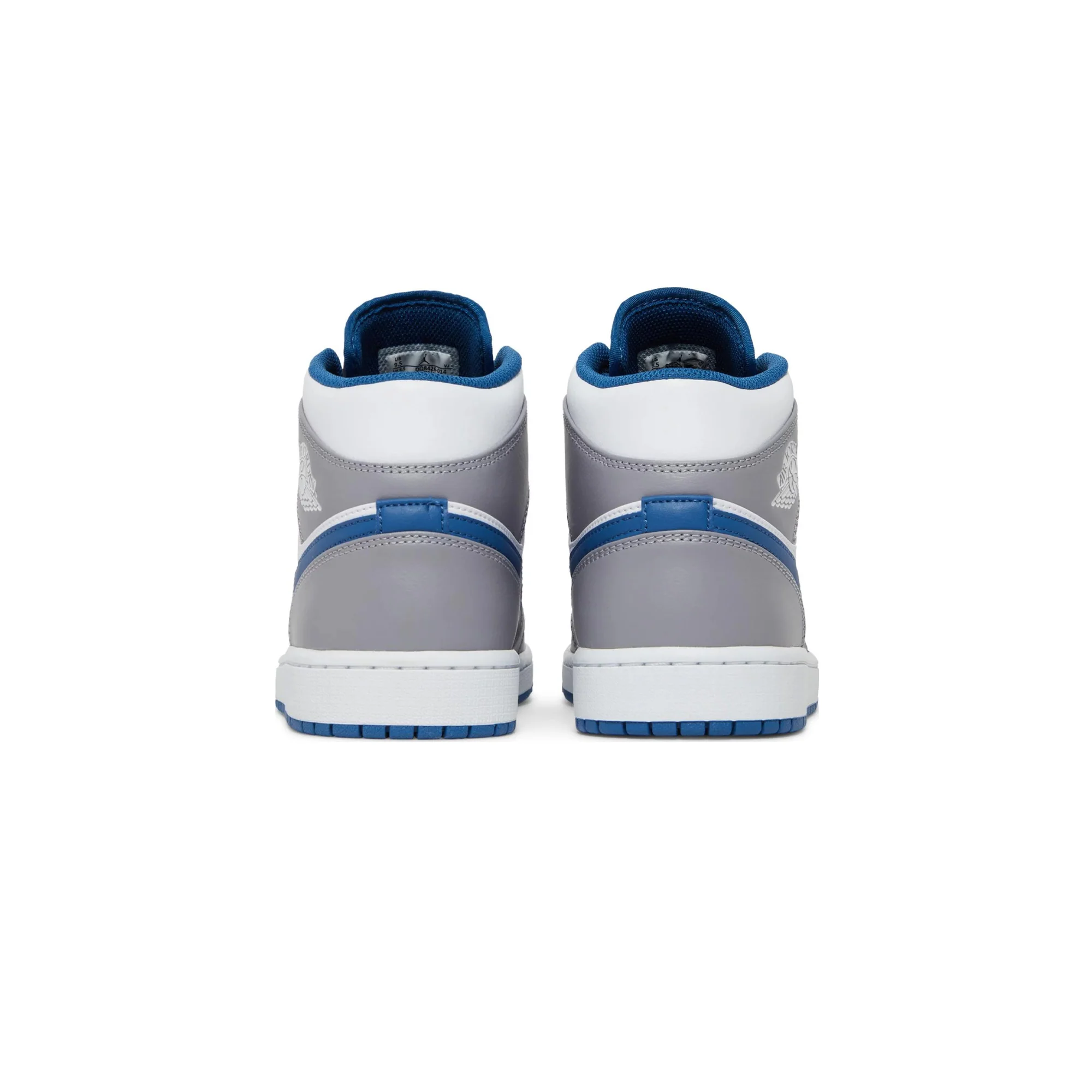 Air Jordan 1 Mid 'True Blue Cement' GS (2022) - Image 4