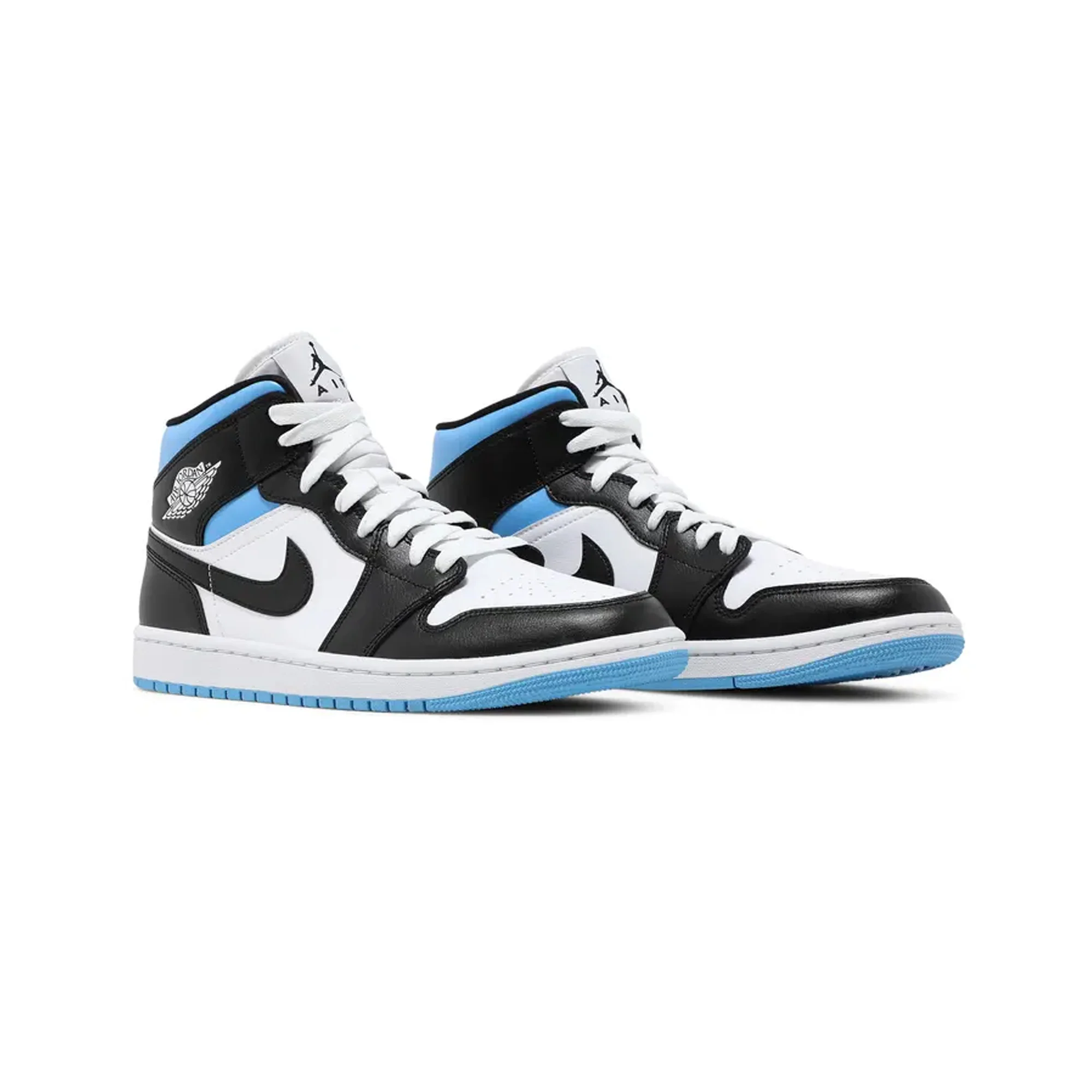 Air Jordan 1 Mid 'University Black White' W - Image 2