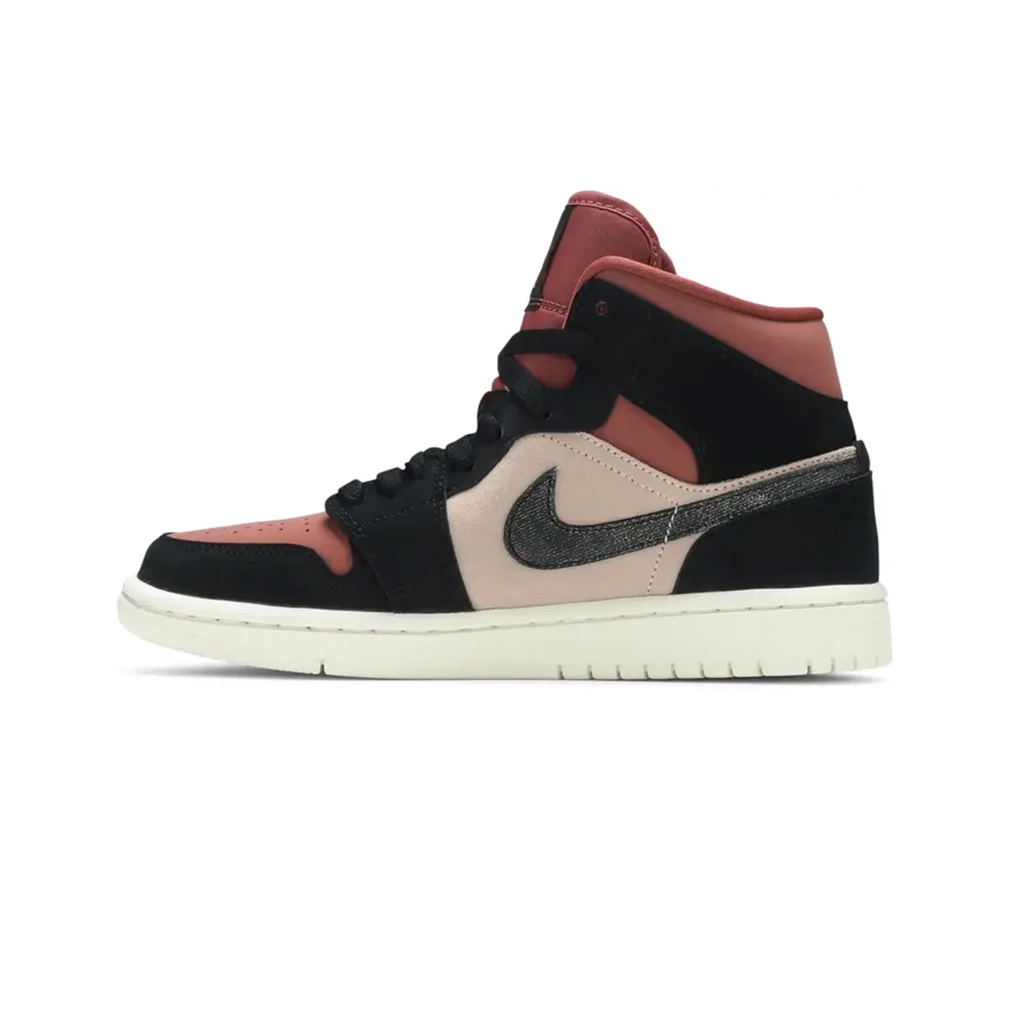 Air Jordan 1 Mid W 'Burgundy Dusty Pink' - Image 3