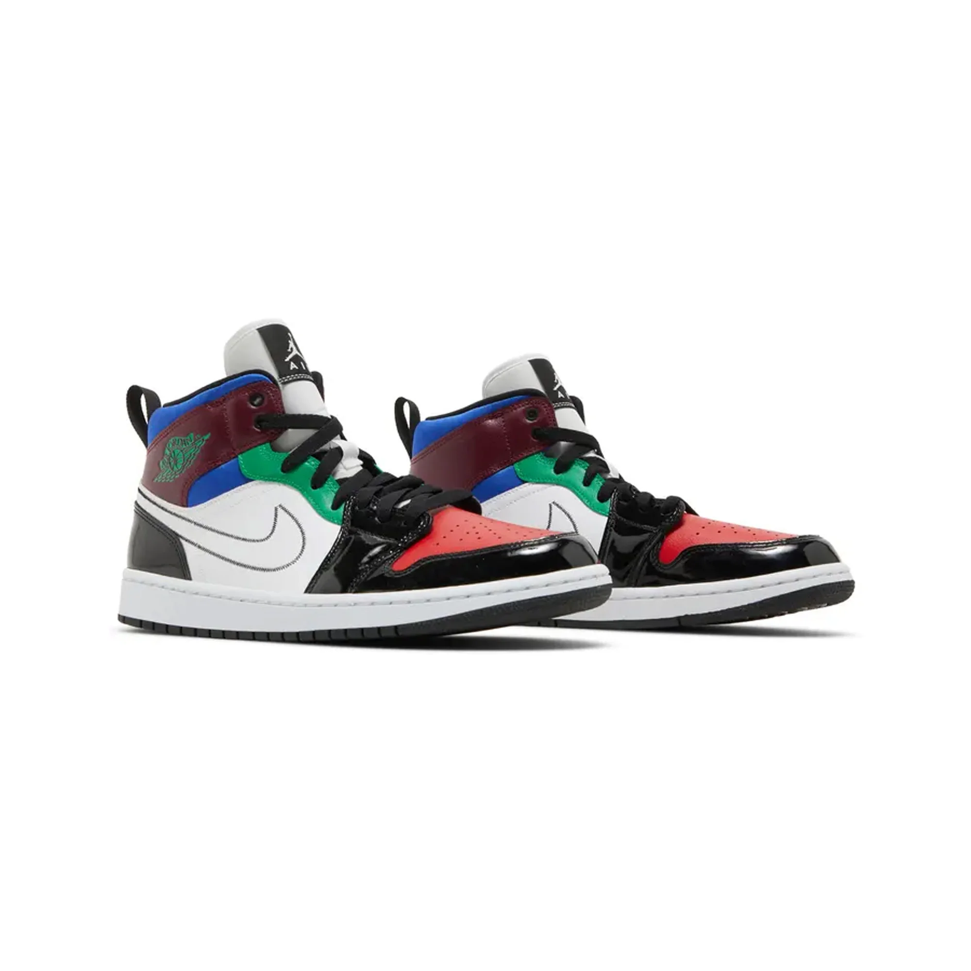 Air Jordan 1 Mid W SE 'Black White Multi-Color' - Image 2