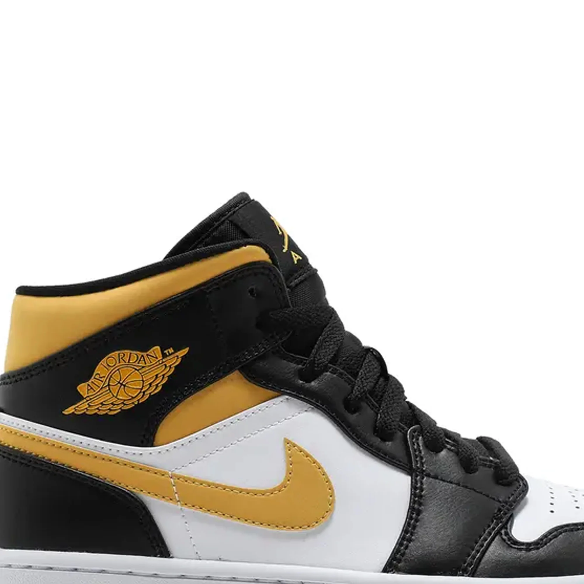 Air Jordan 1 Mid 'White Pollen Black' - Image 6