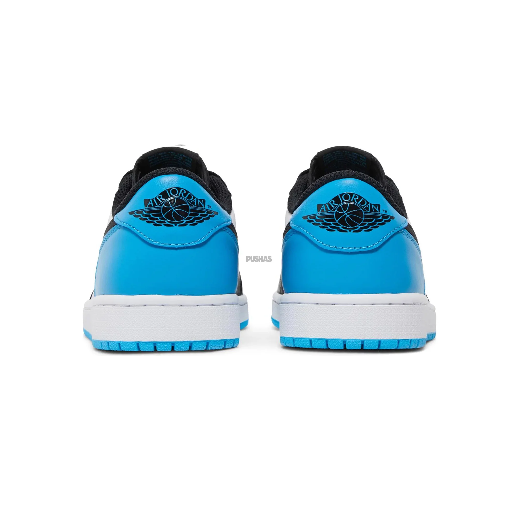 Air Jordan 1 Retro Low OG 'Black Dark Powder Blue' (2022) - Image 4