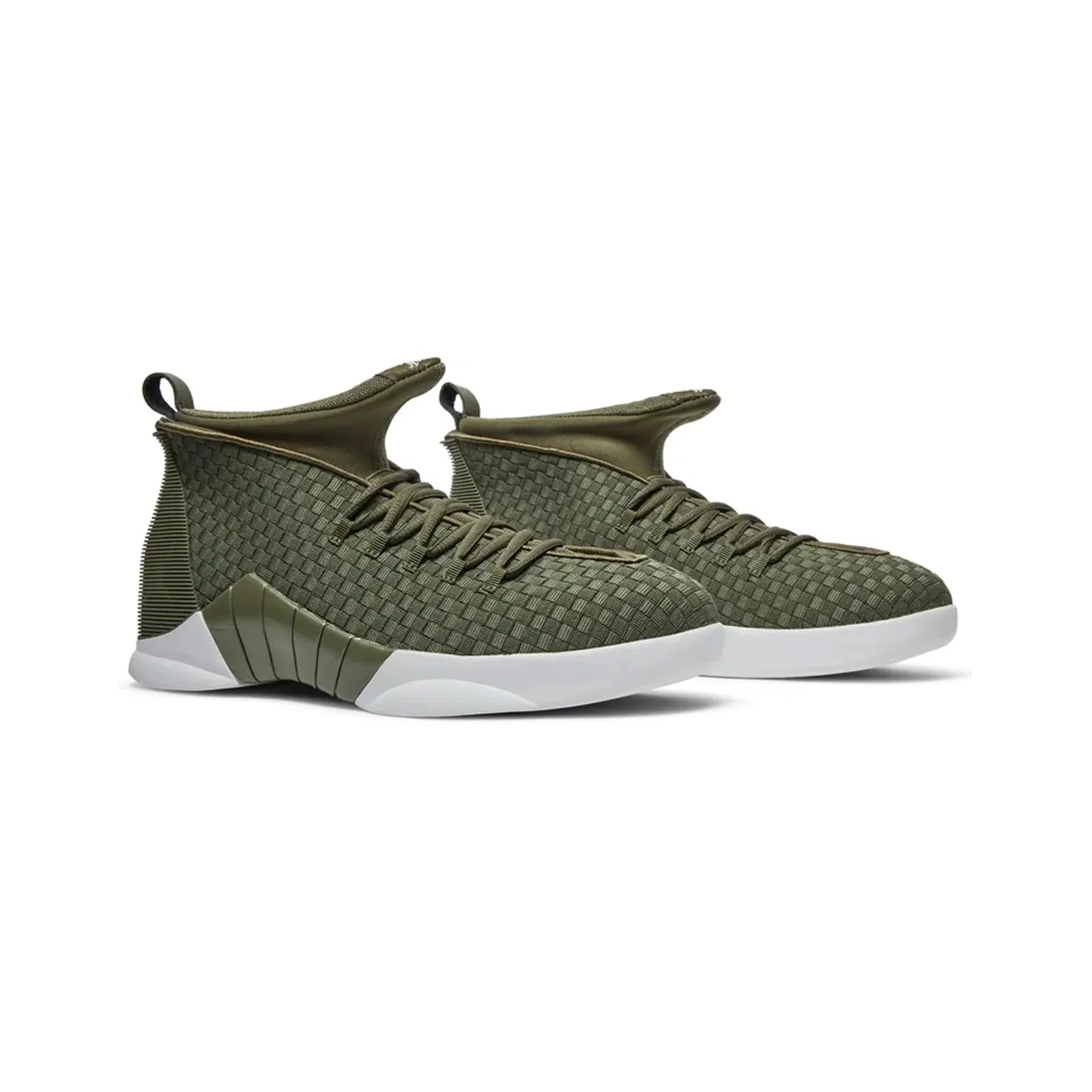 Air Jordan 15 x PSNY 'Woven Olive' - Image 2