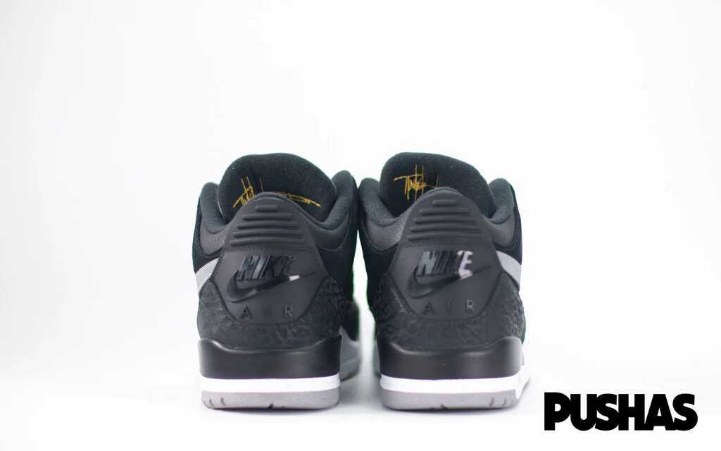 Air Jordan 3 Retro Tinker 'Black Cement Gold' (2019) - Image 3