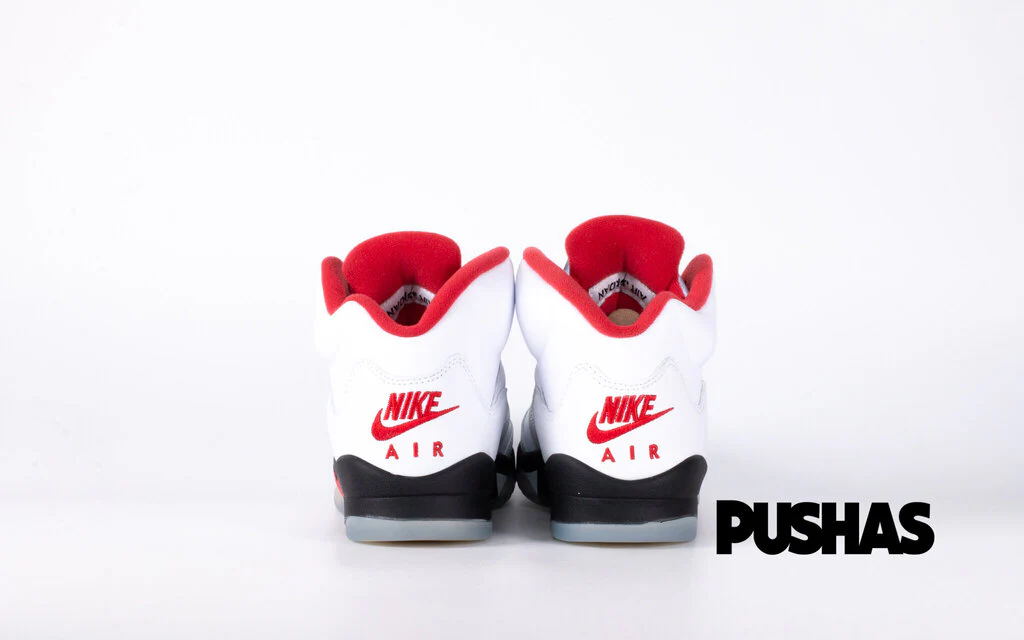 Air Jordan 5 Retro 'Fire Red Silver Tongue' GS (2020) - Image 3