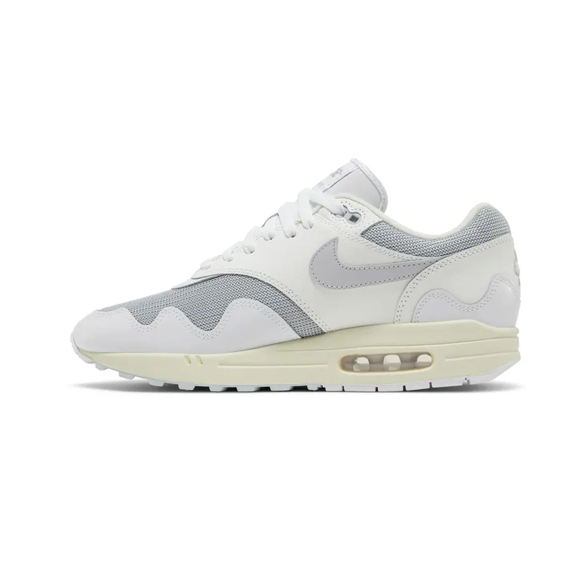 Nike Air Max 1 Patta Waves x Pure Platinum White' (2022) - Image 3