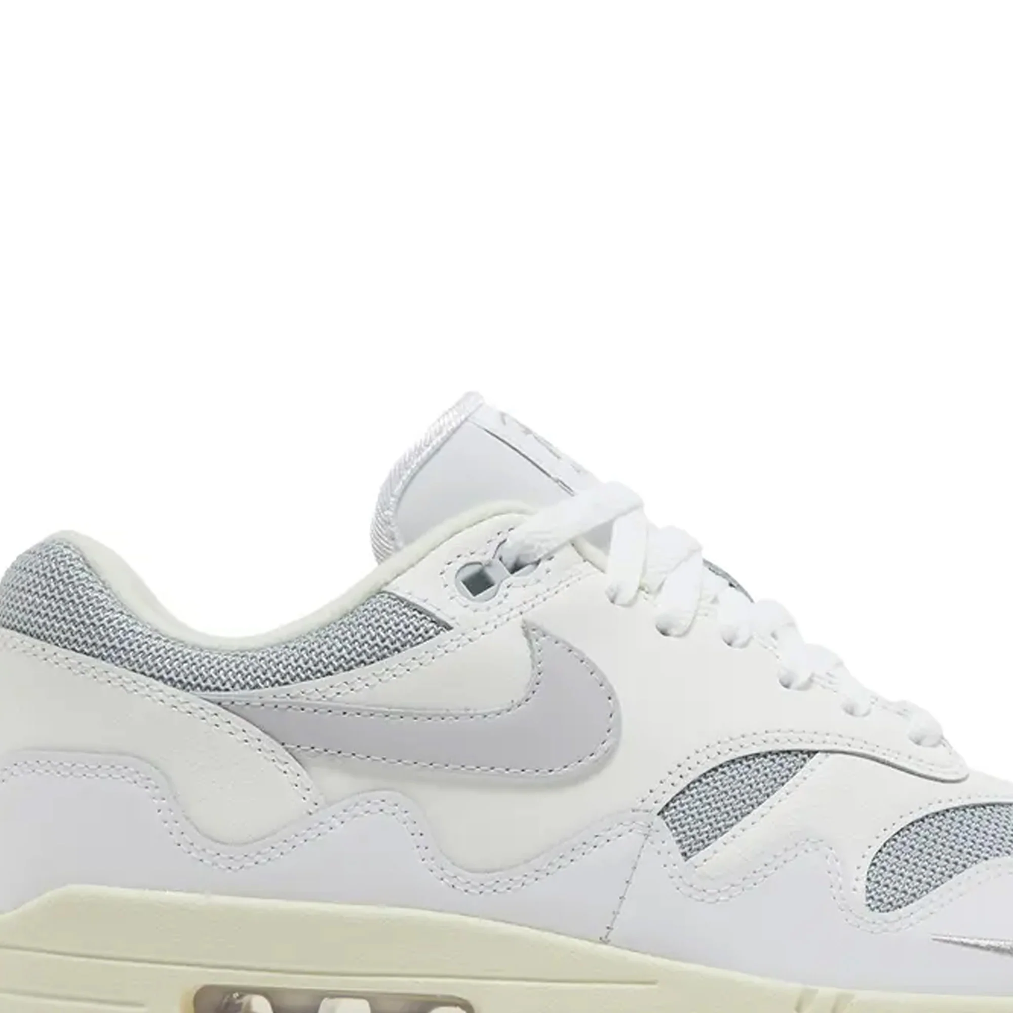 Nike Air Max 1 Patta Waves x Pure Platinum White' (2022) - Image 6