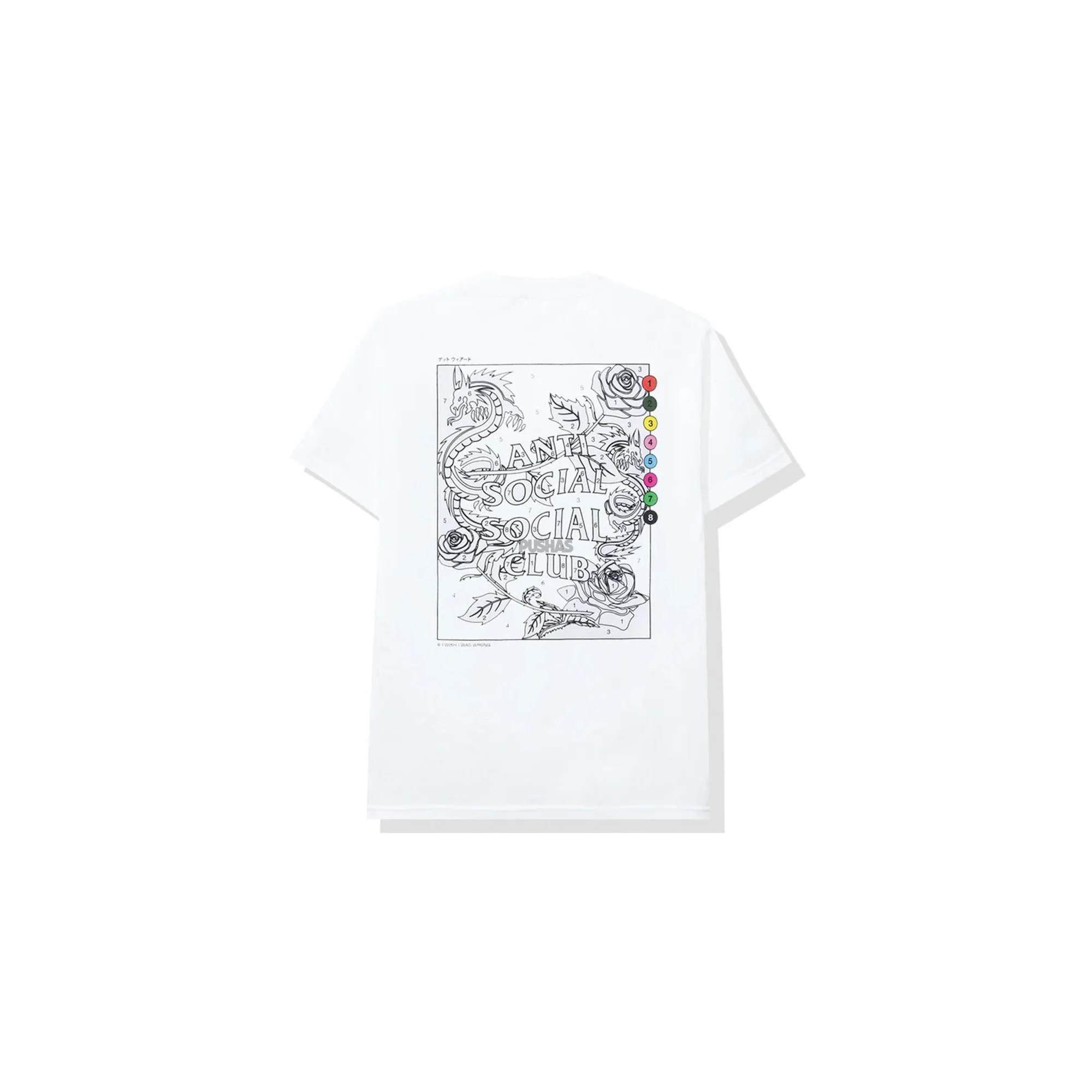 Anti Social Social Club Up To You Tee 'White' (2020) - Image 2