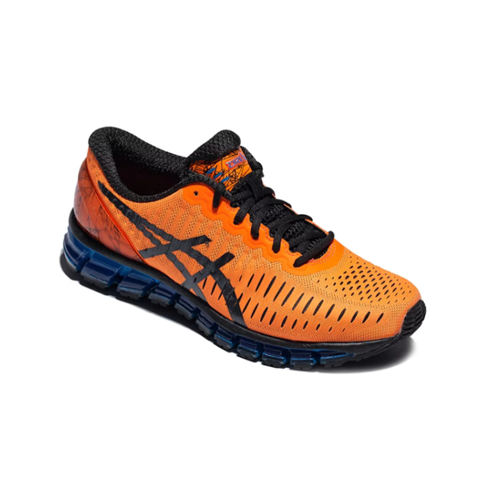 ASICS Gel-Quantum 360 'Hot Orange / Black/Blue' - Image 2