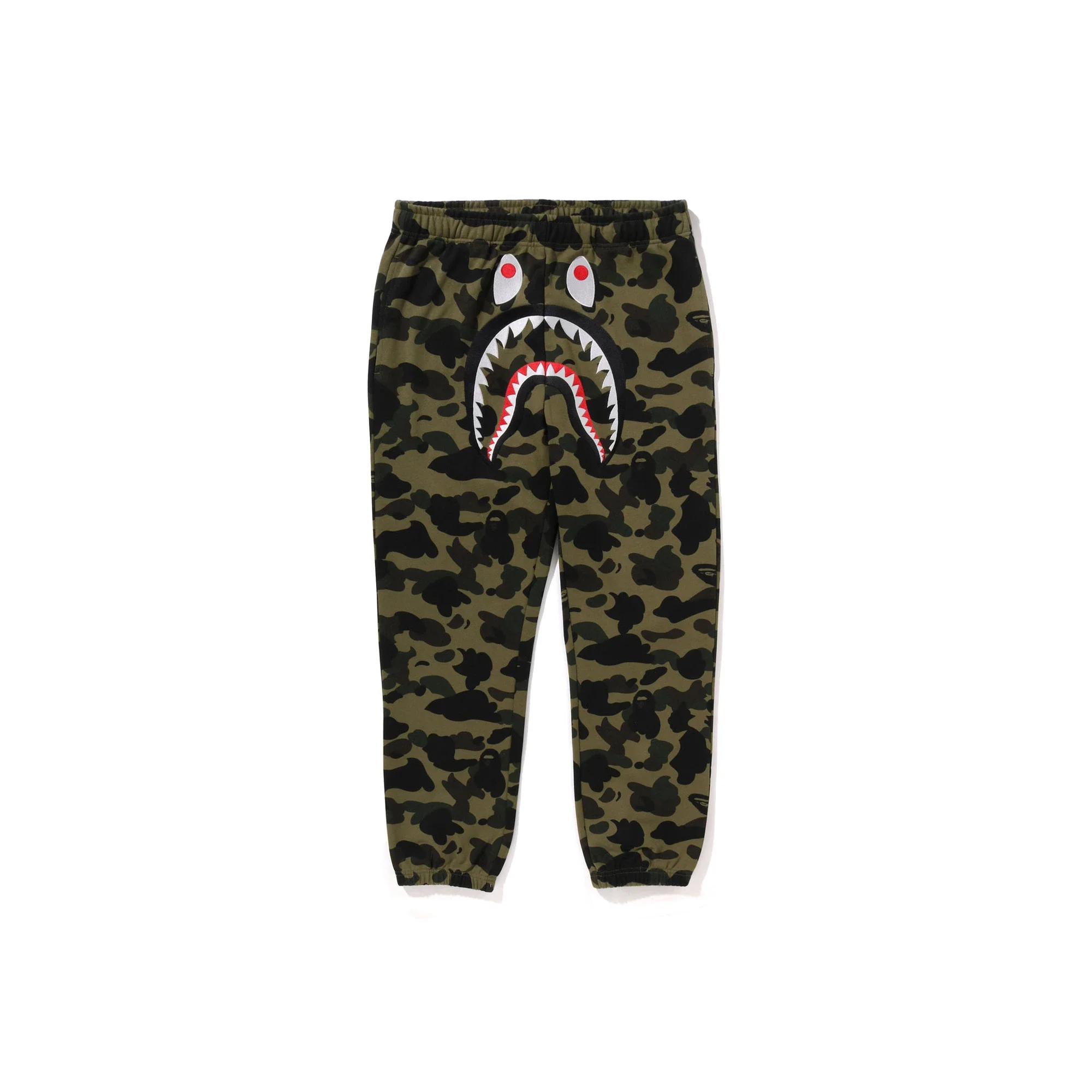 BAPE 1st Camo Shark Sweatpants 'Green'