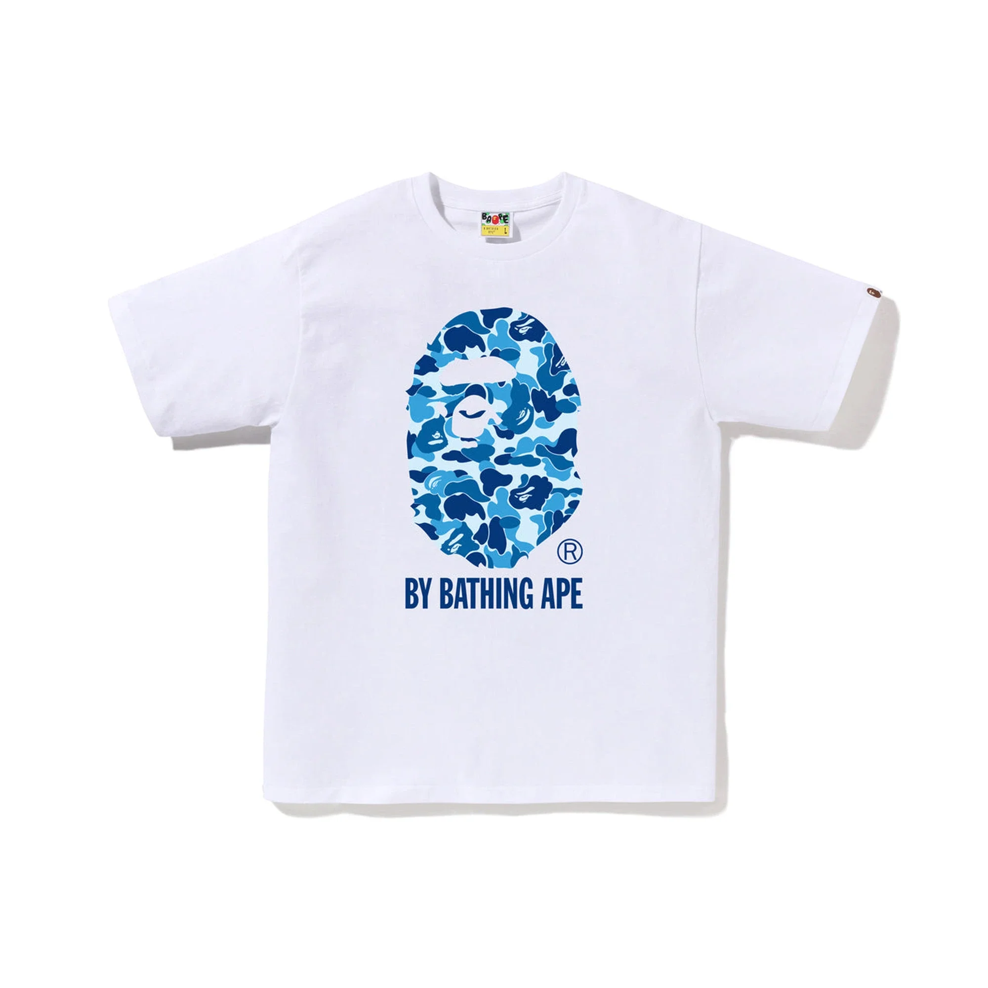 BAPE ABC Camo By Bathing Ape Tee 'White / Blue'