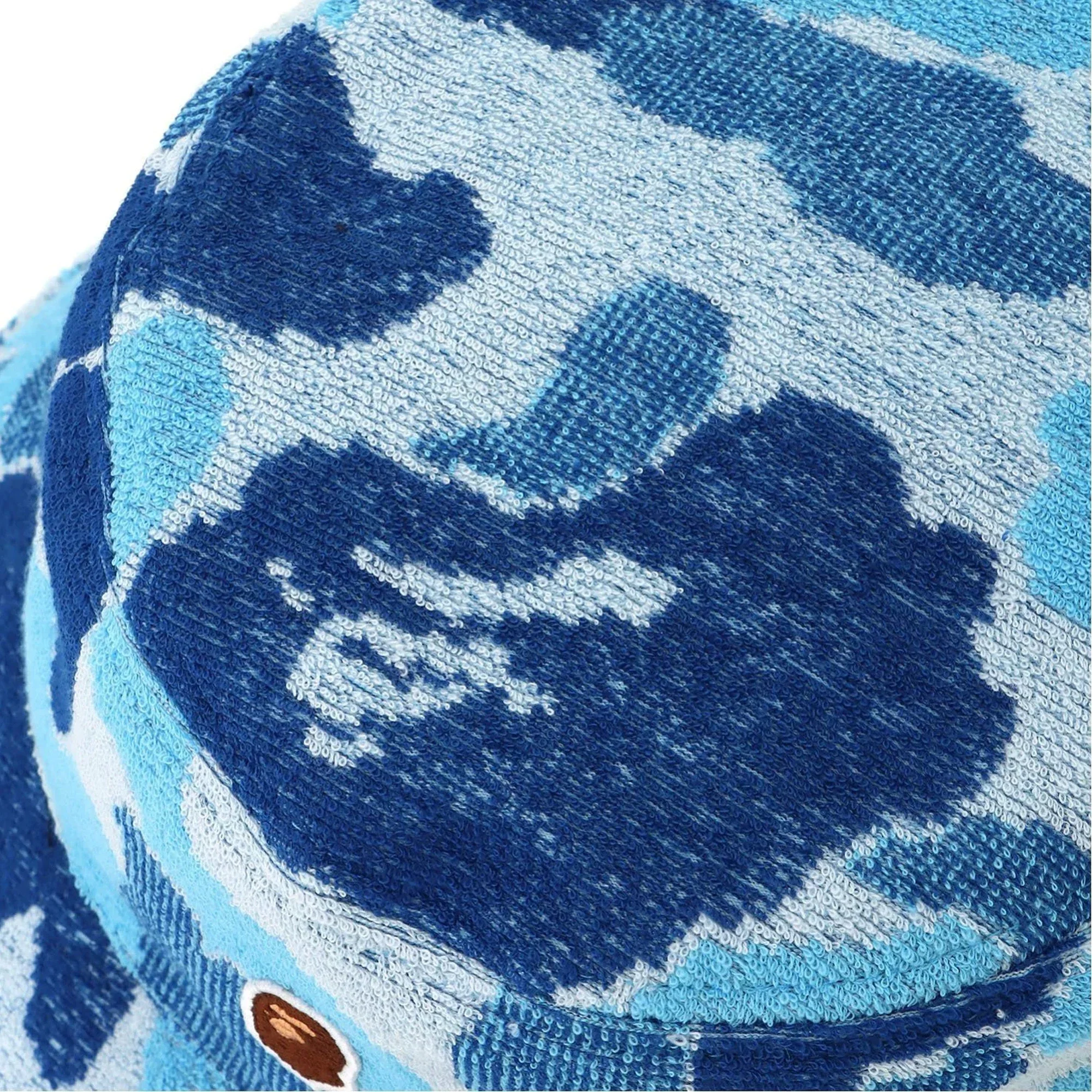 BAPE ABC Camo Pile Jacquard Bucket Hat 'Blue' (2025) - Image 6