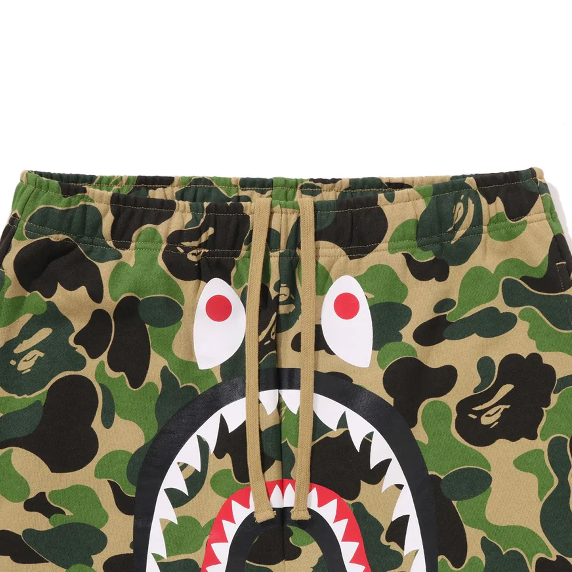 BAPE ABC Camo Shark Regular Fit Sweatpants 'Green' (2025) - Image 3