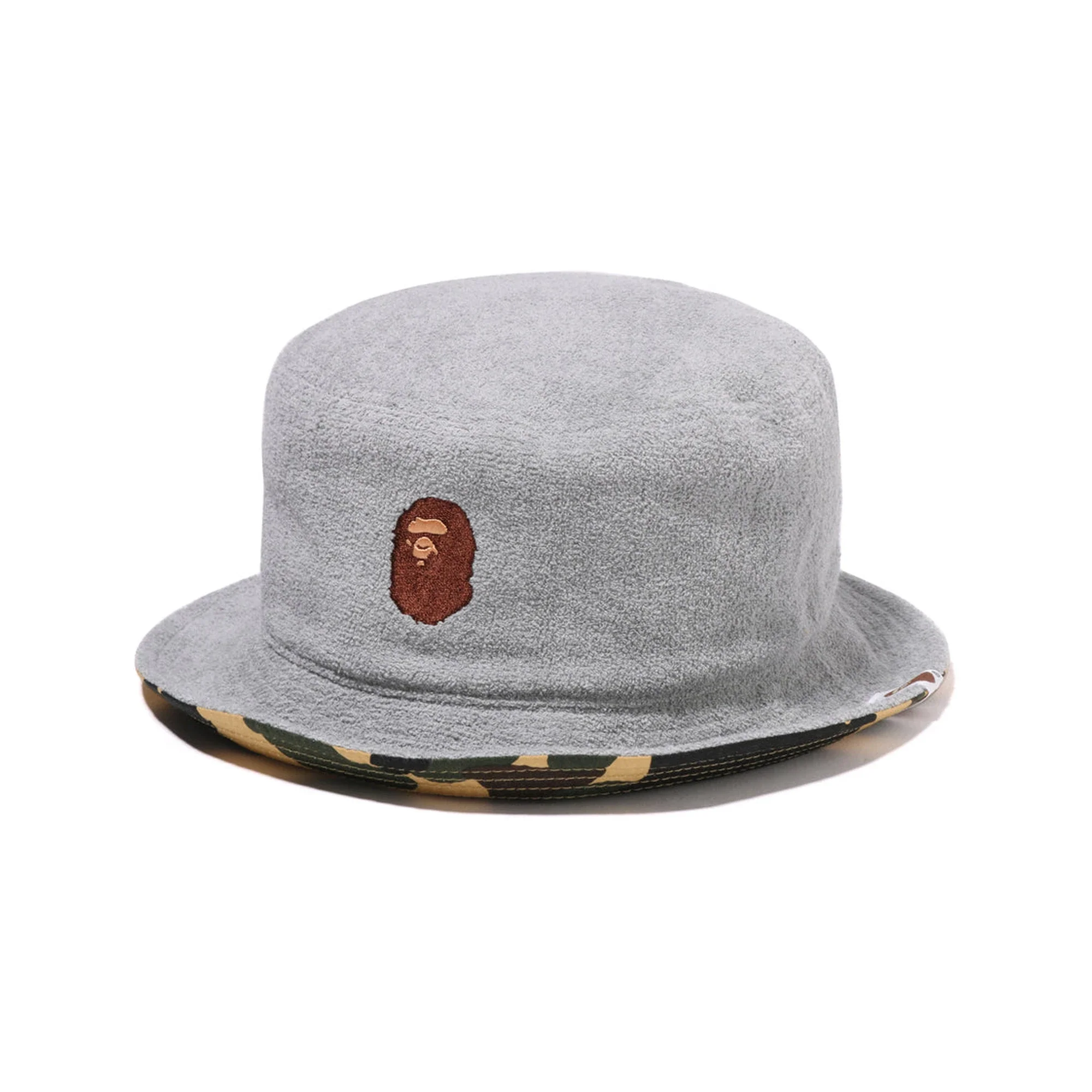 BAPE Ape Head Pile Hat 'Grey' - Image 2