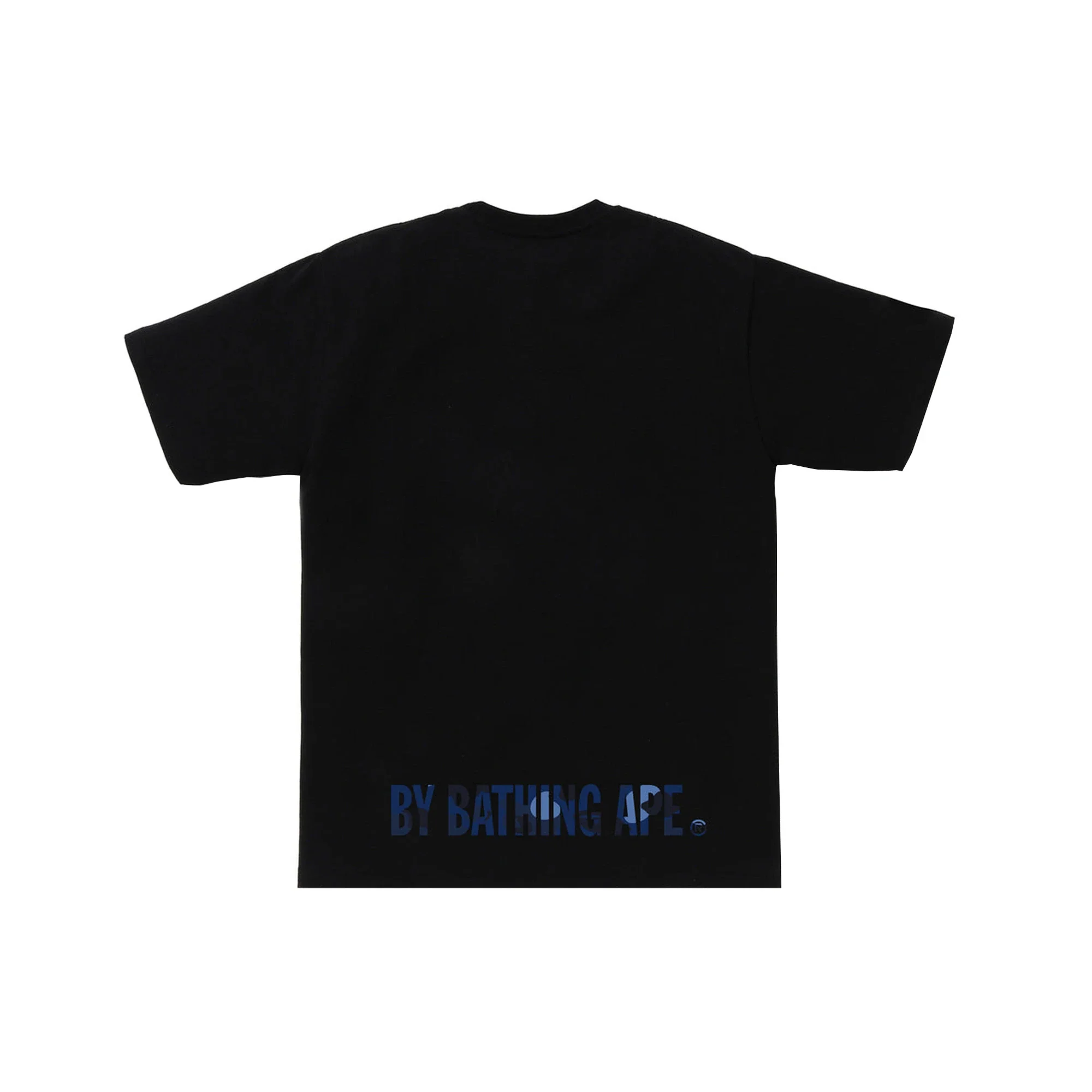 BAPE Color Camo Ape Face STA Tee 'Black / Navy' (2025) - Image 2