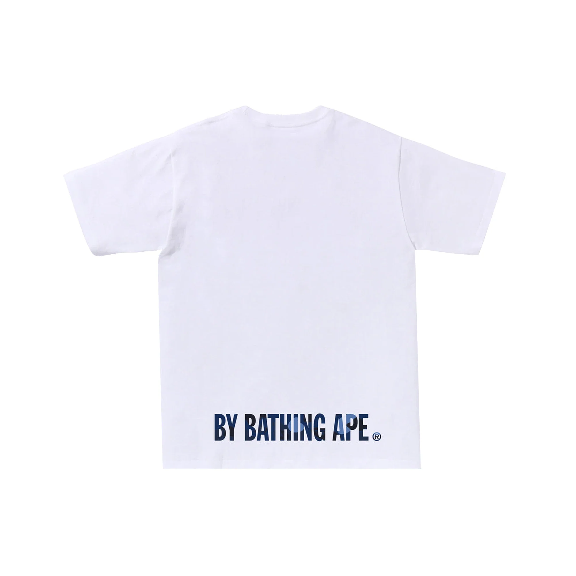 BAPE Color Camo Ape Face STA Tee 'White / Navy' (2025) - Image 2