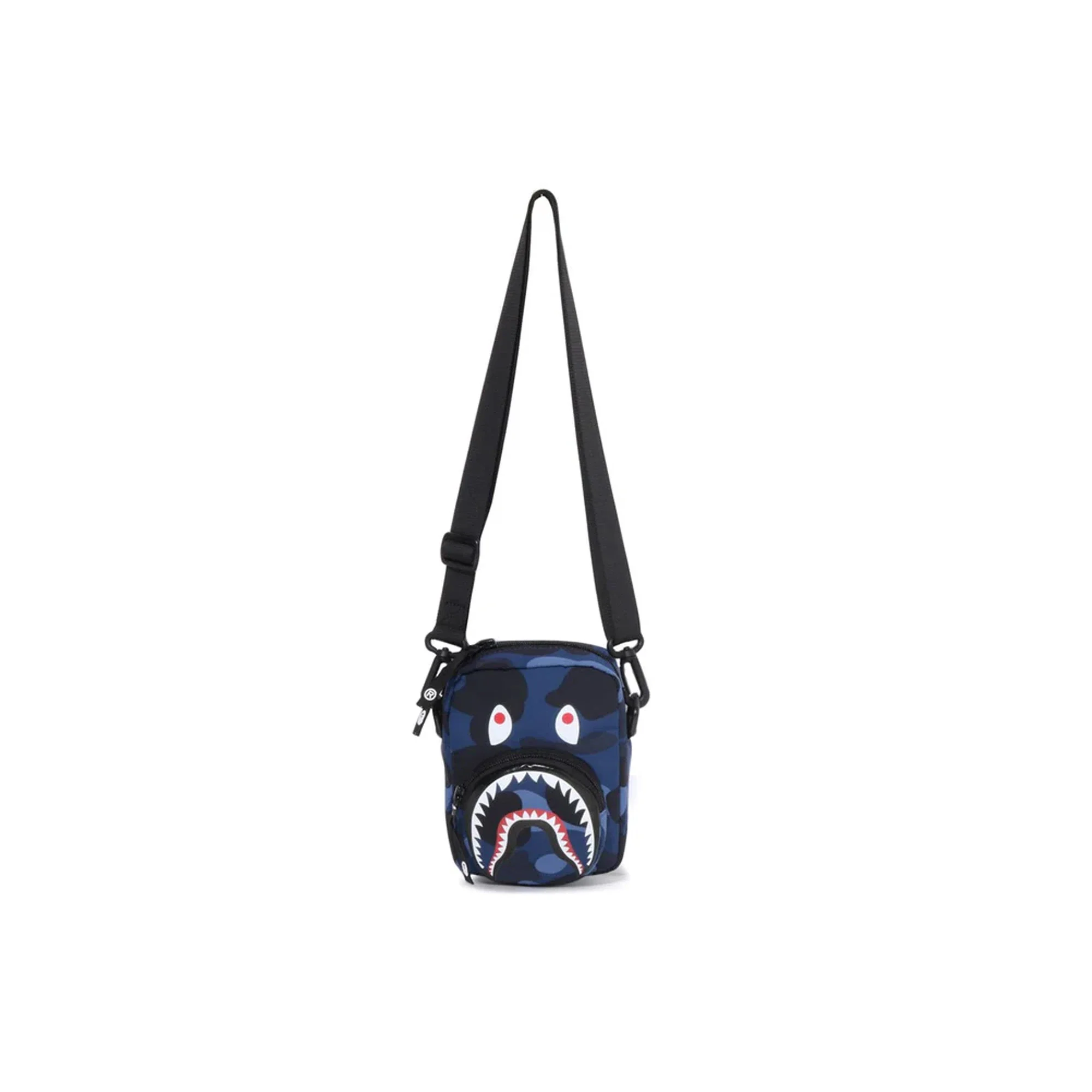 BAPE Color Camo Shark Mini Bag 'Navy' - Image 3