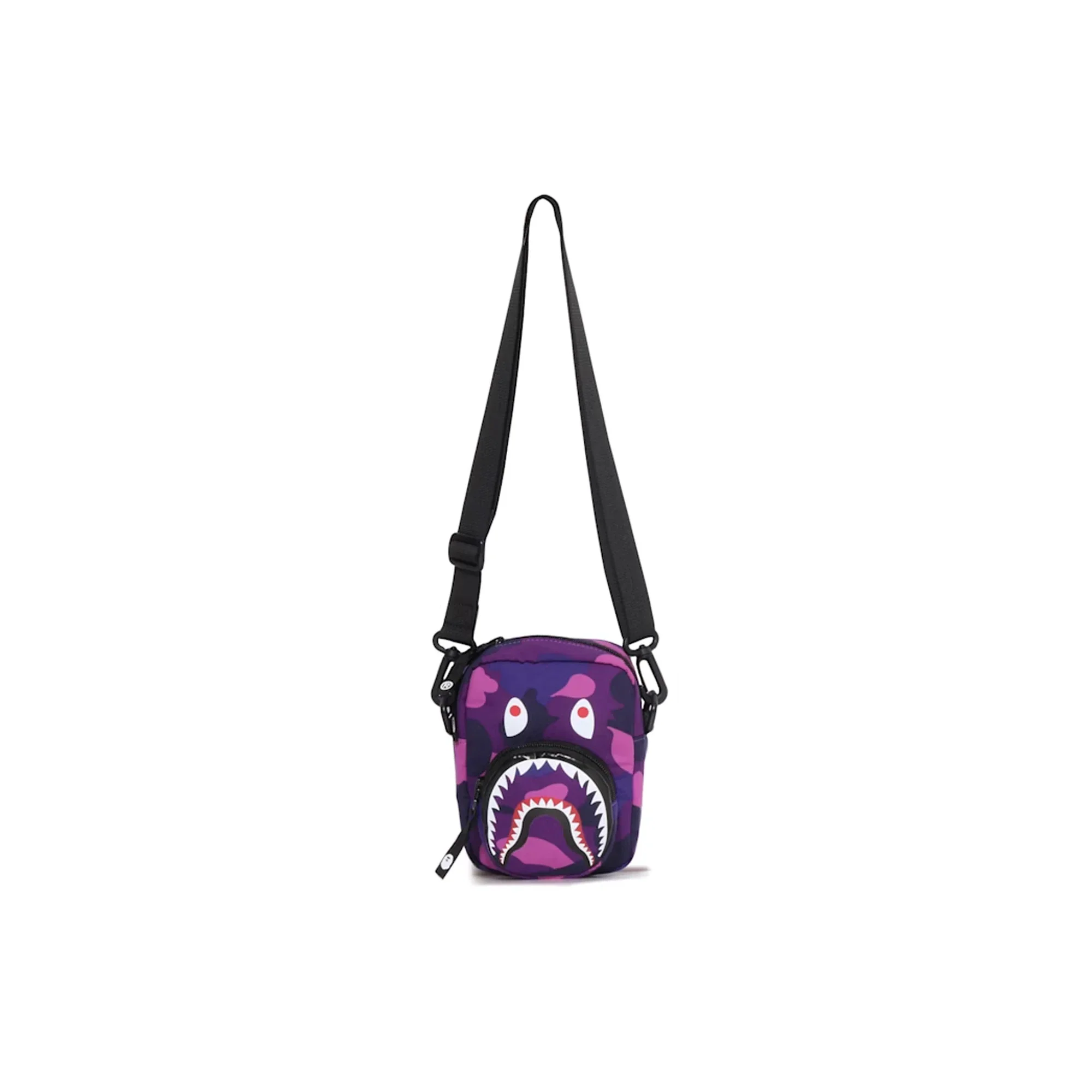 BAPE Color Camo Shark Mini Bag 'Purple' - Image 3