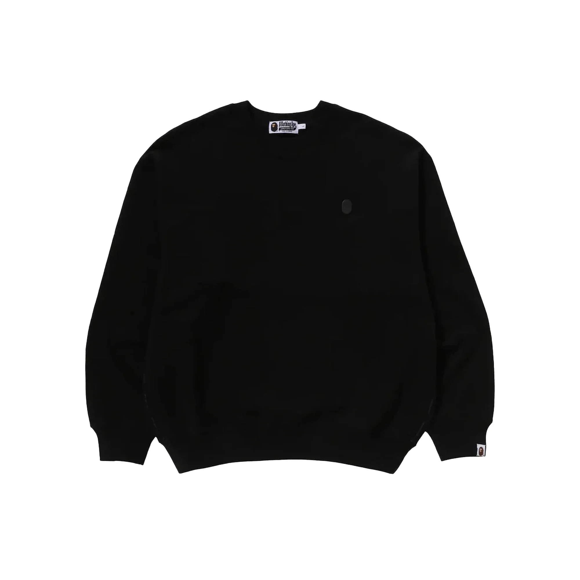 BAPE One Point Relaxed Fit Crewneck Sweatshirt 'Black'