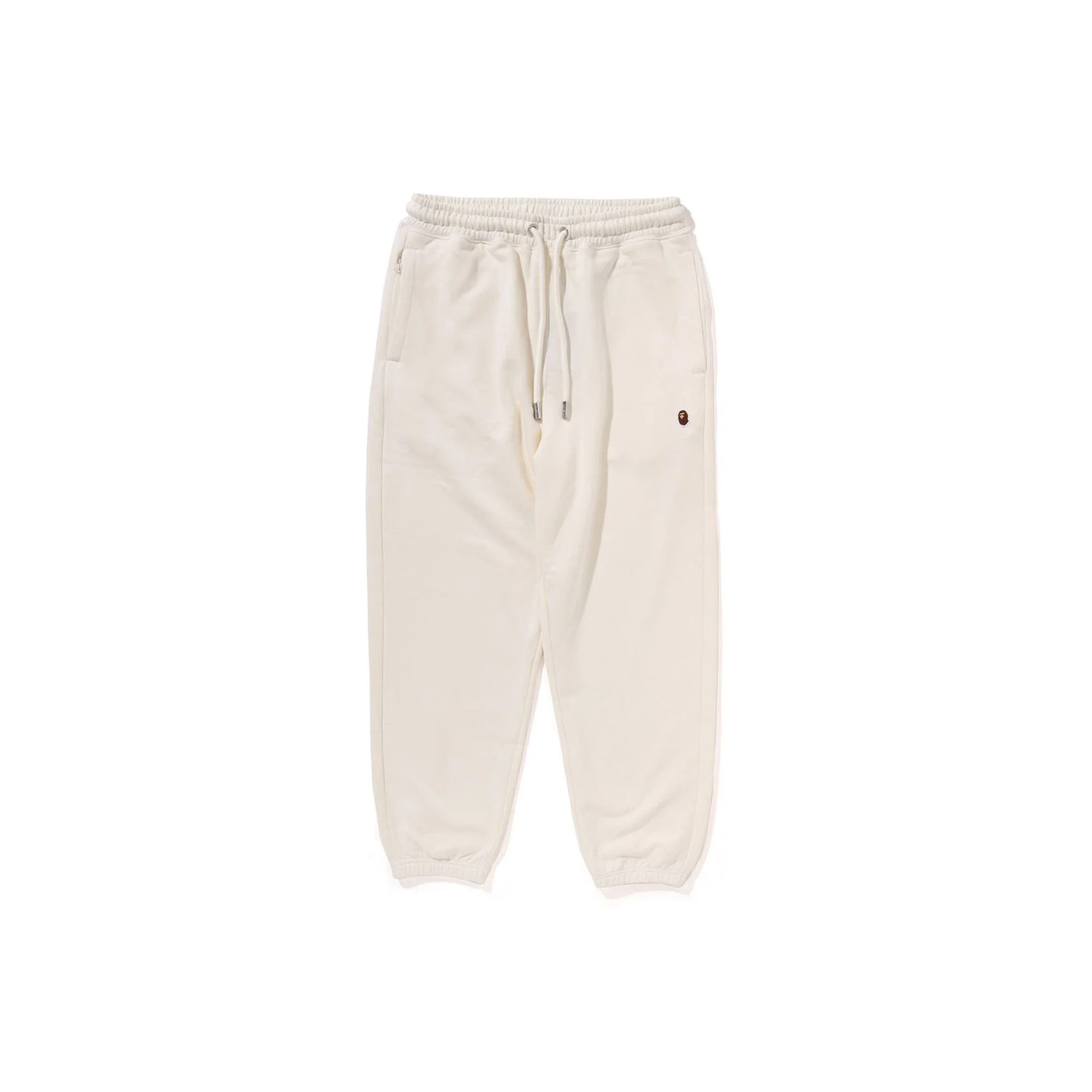 BAPE One Point Relaxed Fit Sweatpants 'Ivory'
