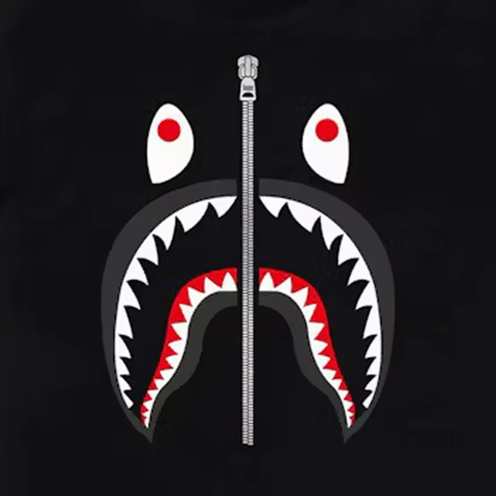 BAPE Shark Tee 'Black' - Image 2